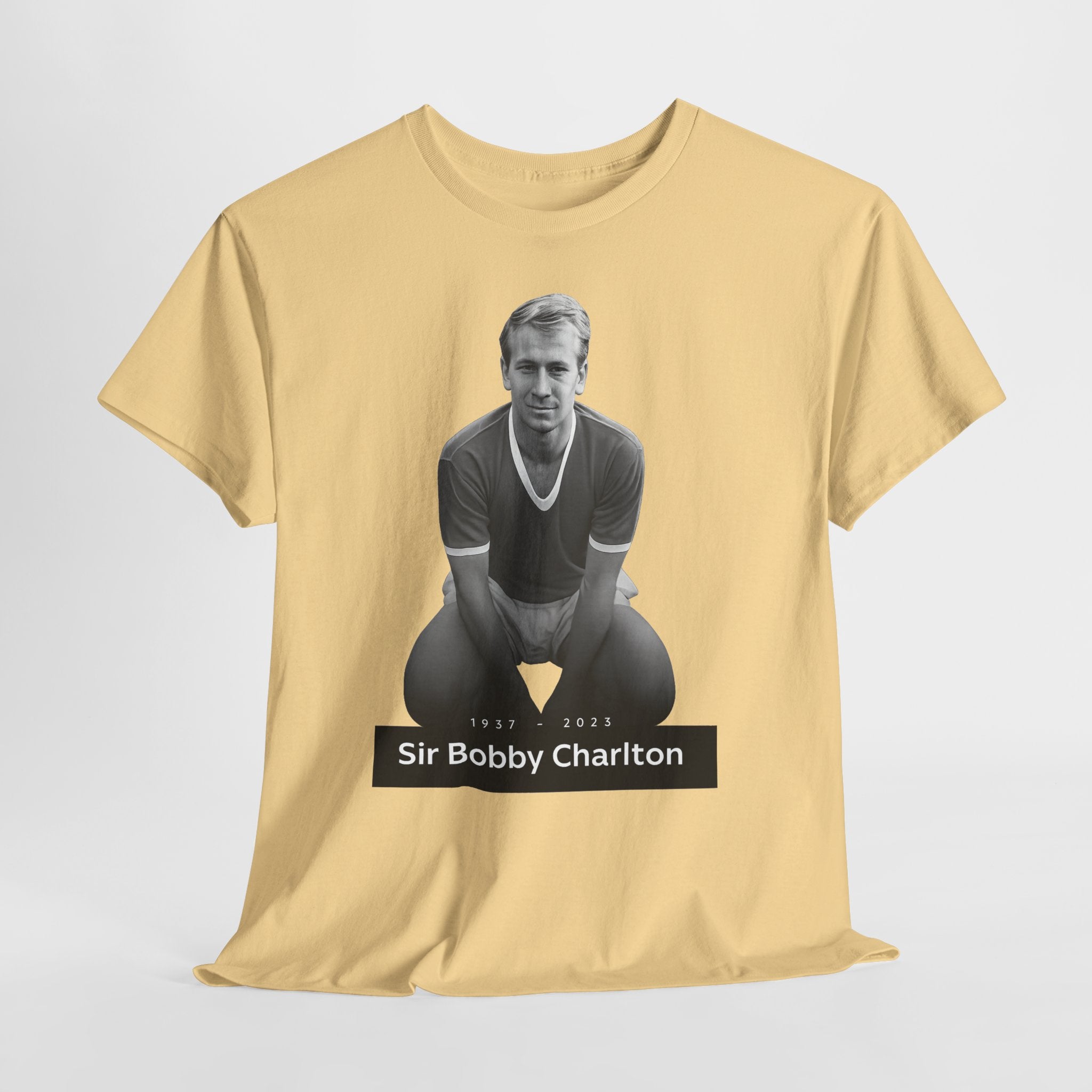 Sir Bobby Charlton Football Legend Cotton T‑Shirt