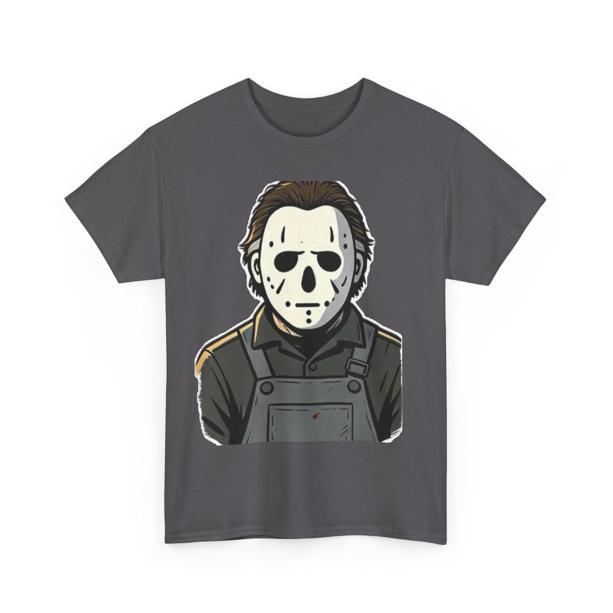 Horror Mask Tee — Jason-Inspired Halloween T-Shirt