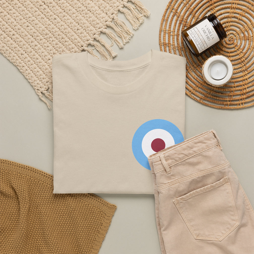 Manchester City Inspired Target Roundel Cotton T-Shirt