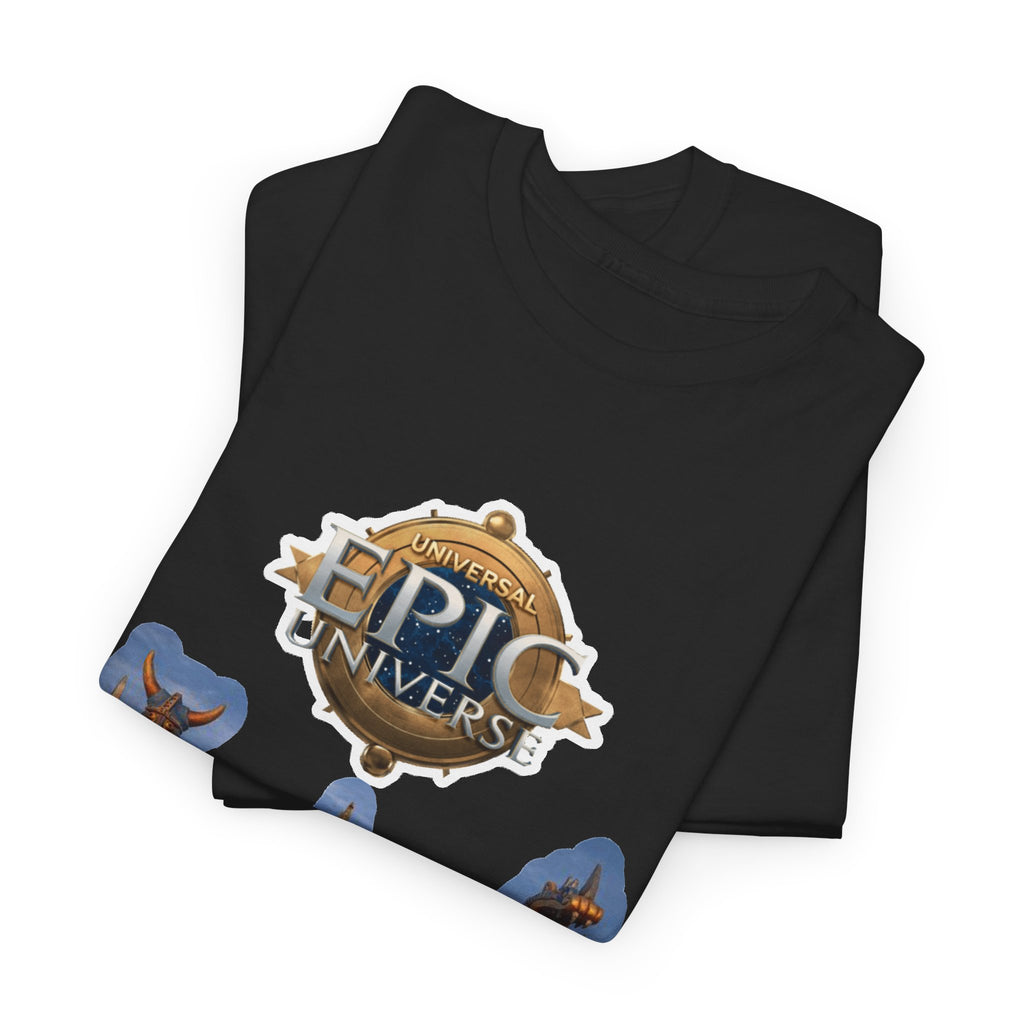 Epic Universe Theme Park T‑Shirt — Iconic Entrance Graphic Tee