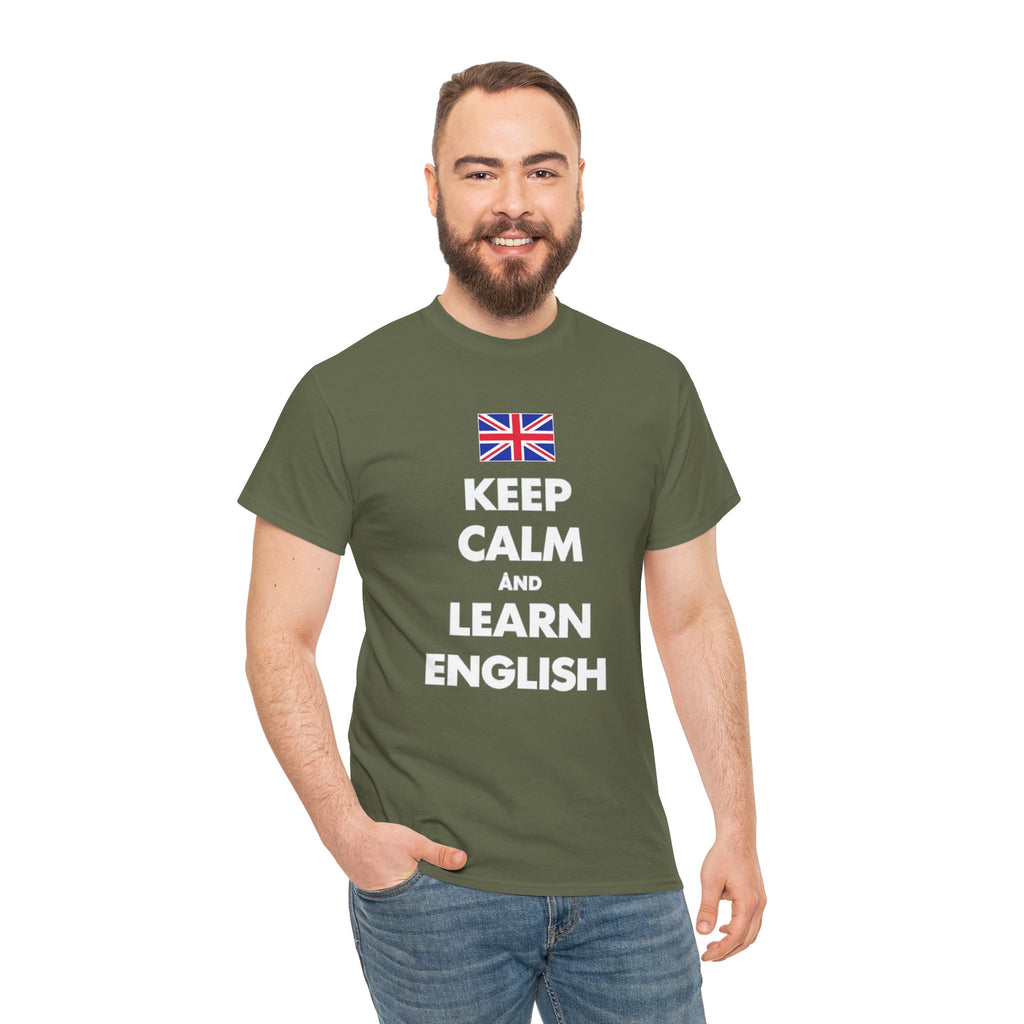 Keep Calm and Learn English T‑Shirt
