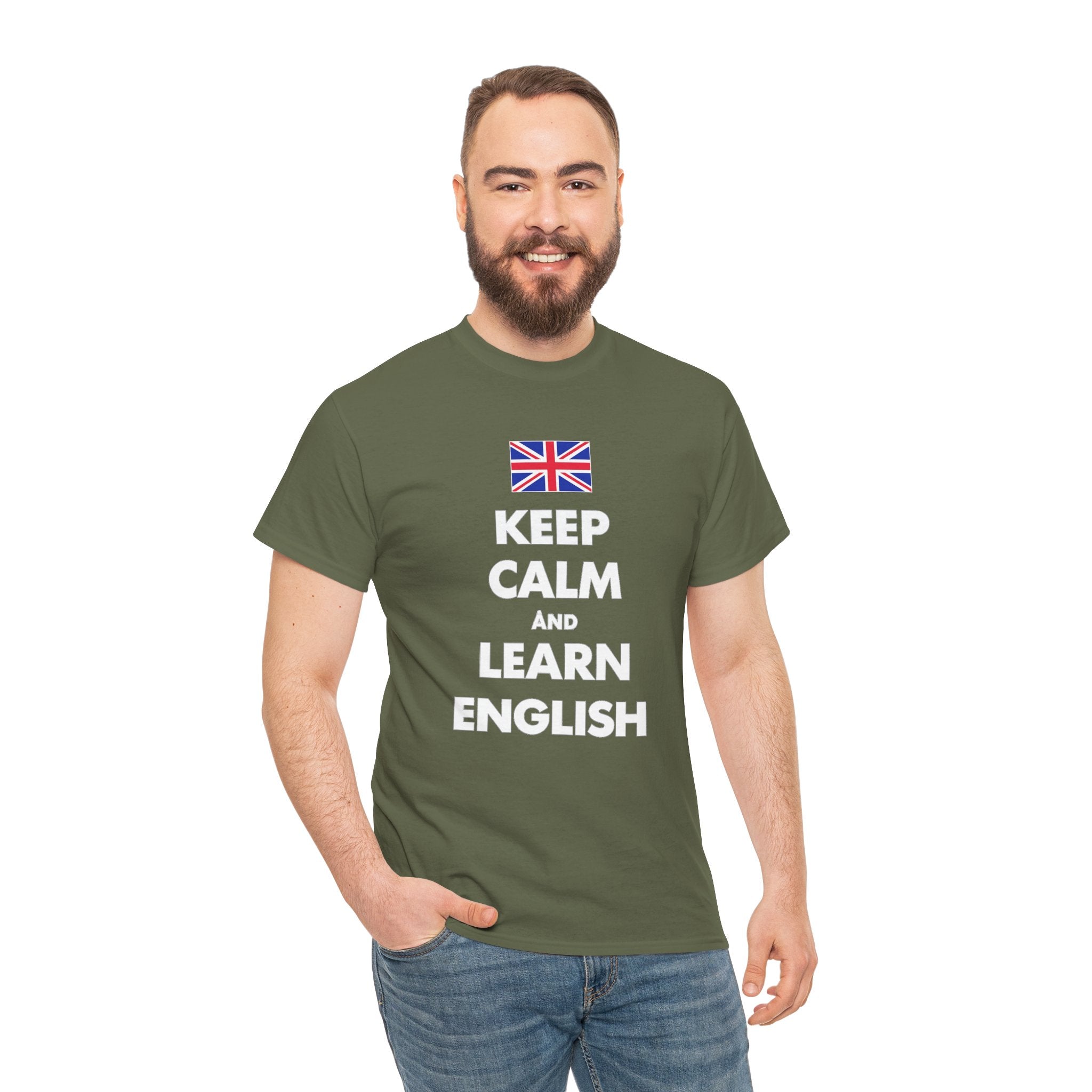 Keep Calm and Learn English T‑Shirt