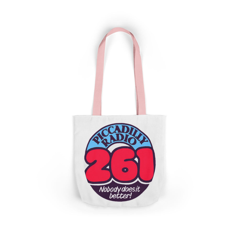 Tote Bag — Retro 'Piccadilly Radio 261' Vintage Logo Canvas Tote