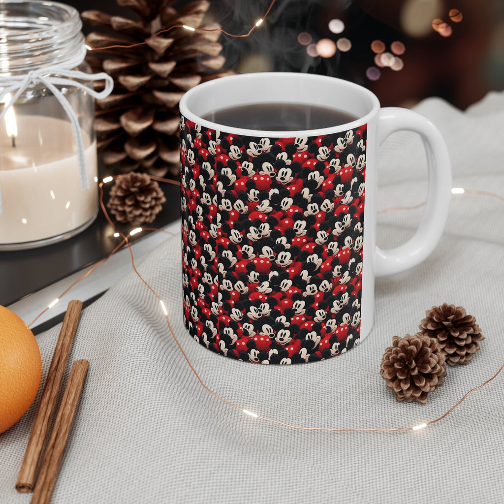 Mickey Mouse Character Pattern Ceramic Mug – Retro Cartoon Faces 11oz & 15oz
