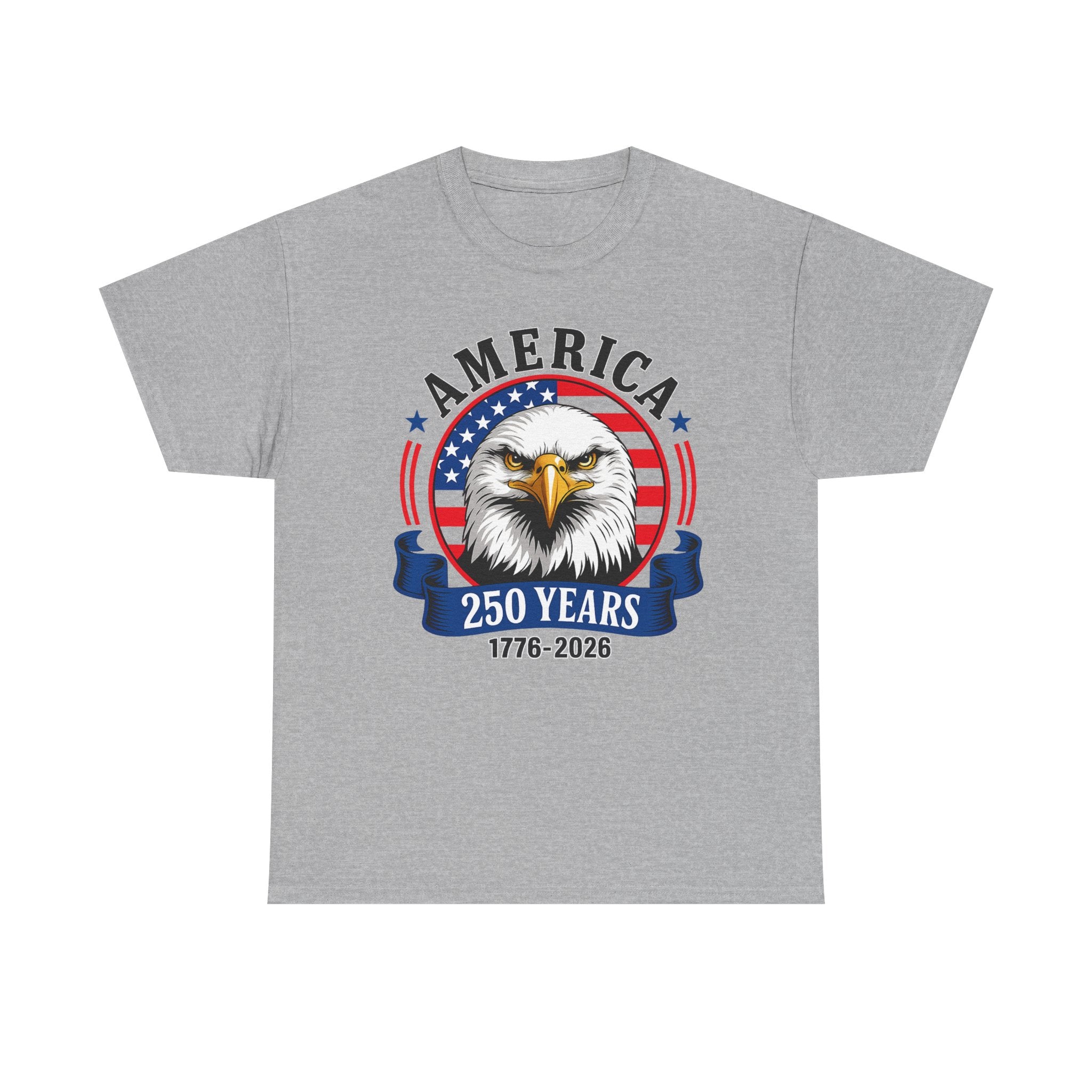 America 250 Years T-Shirt – Bald Eagle 1776–2026 Patriotic Tee