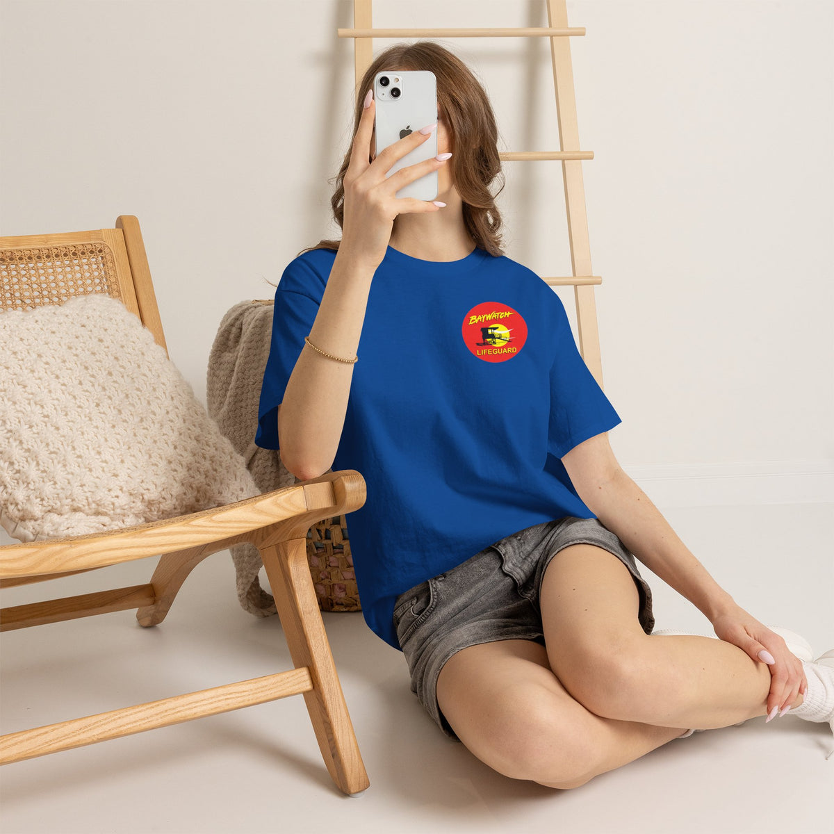 Baywatch Lifeguard Graphic Cotton T-Shirt