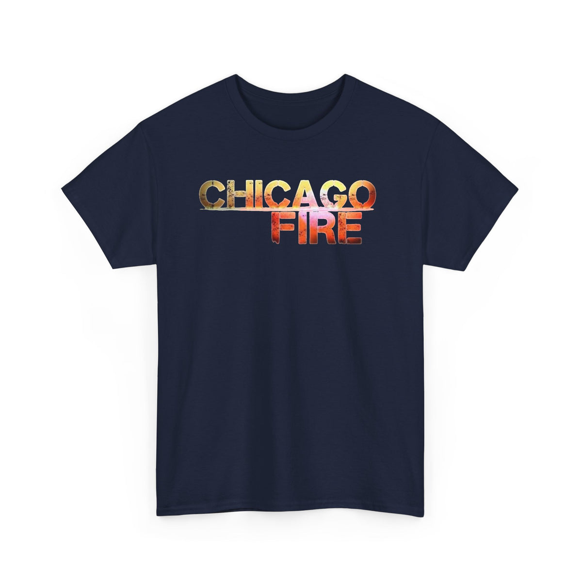 Chicago Fire Inspired Vintage Logo Cotton T‑Shirt