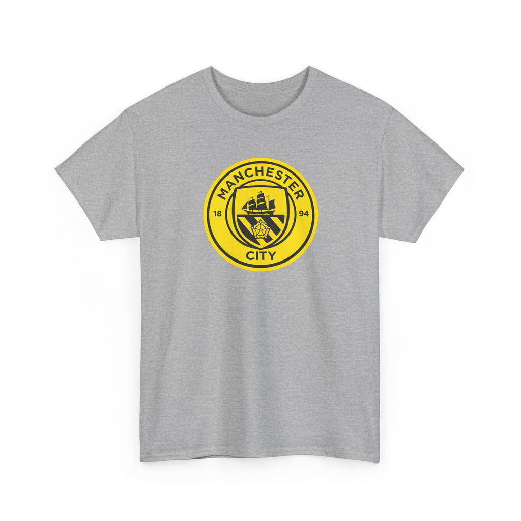 Manchester City Yellow Crest T-Shirt