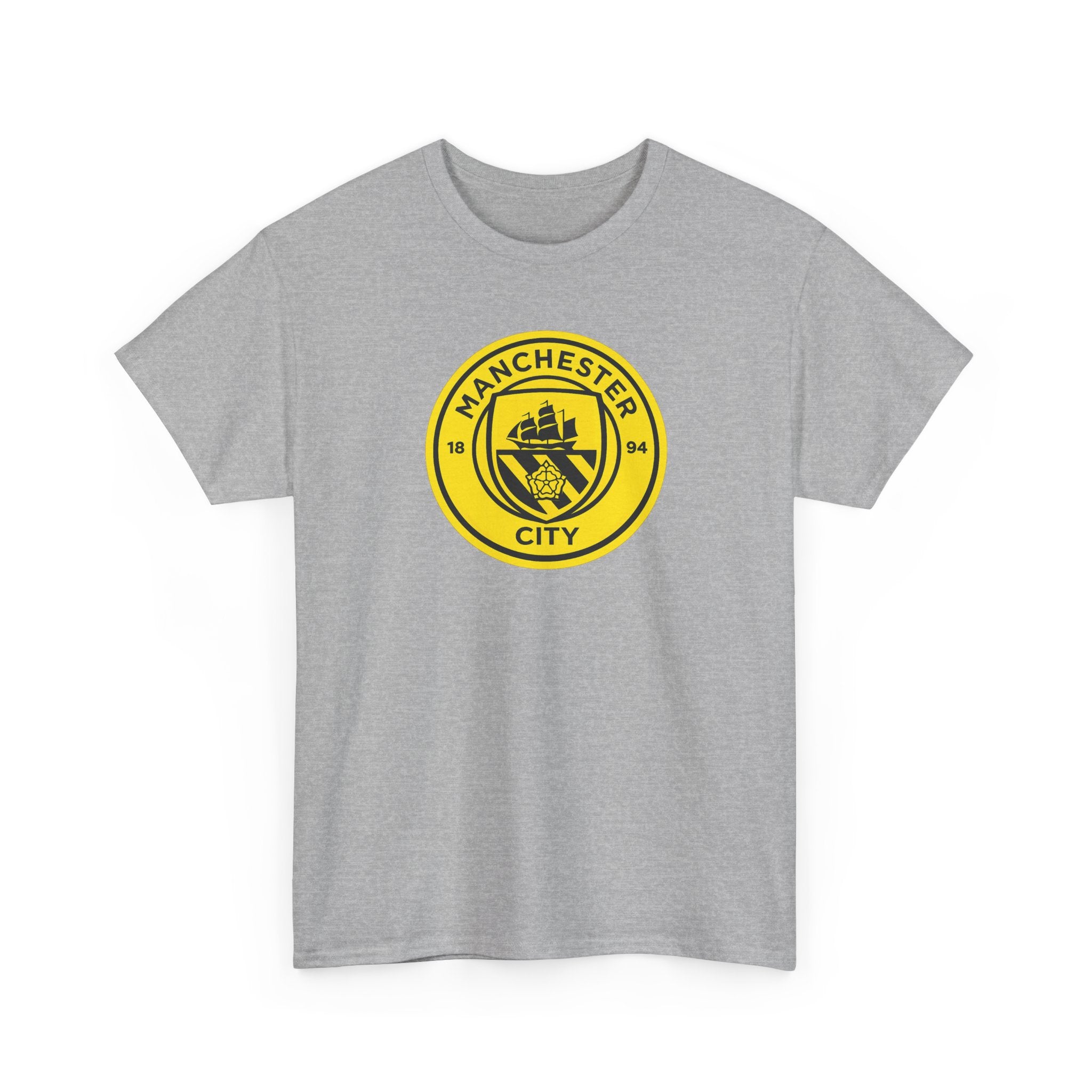 Manchester City Yellow Crest T-Shirt