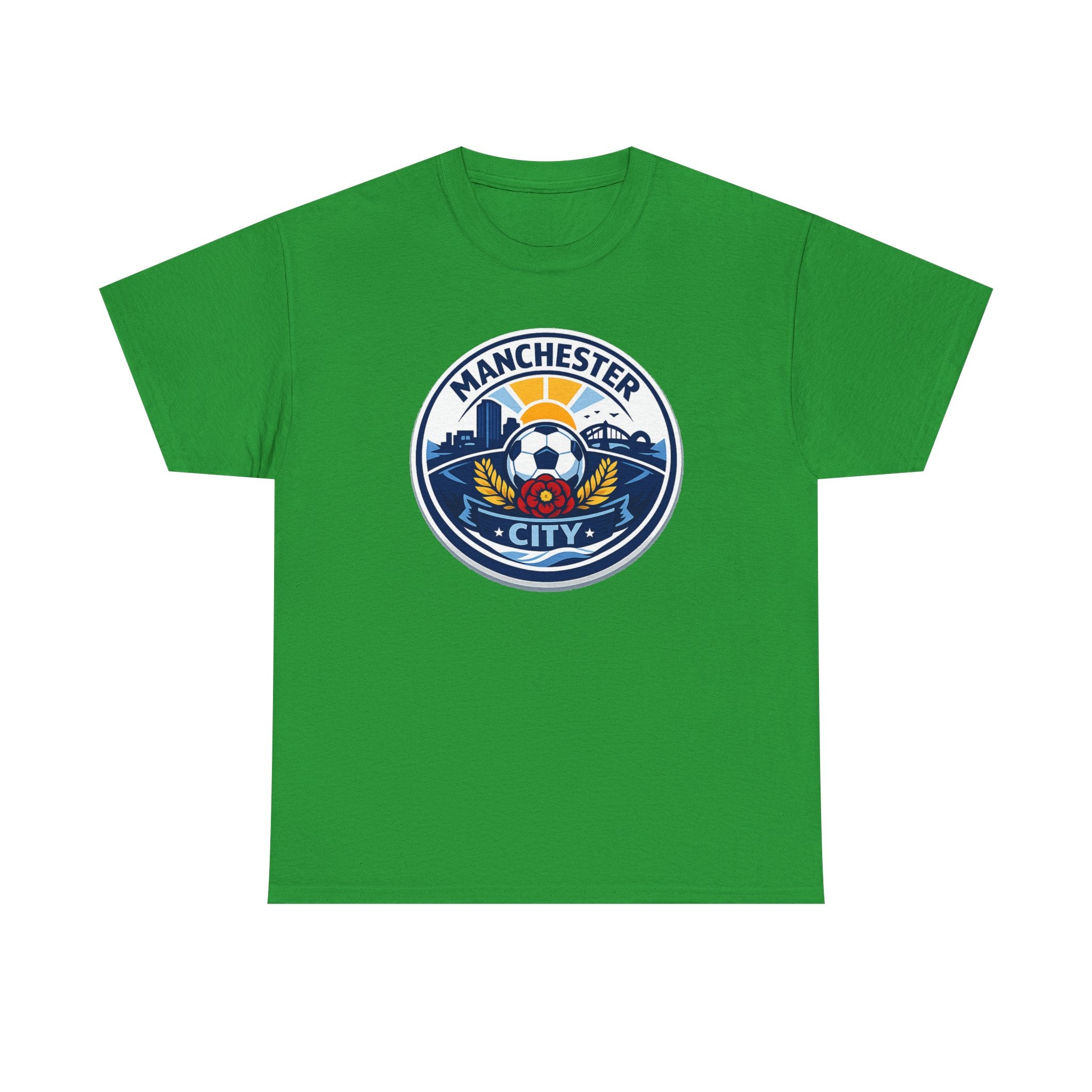 Manchester City Unofficial Soccer Logo T-Shirt — Football Fan Tee