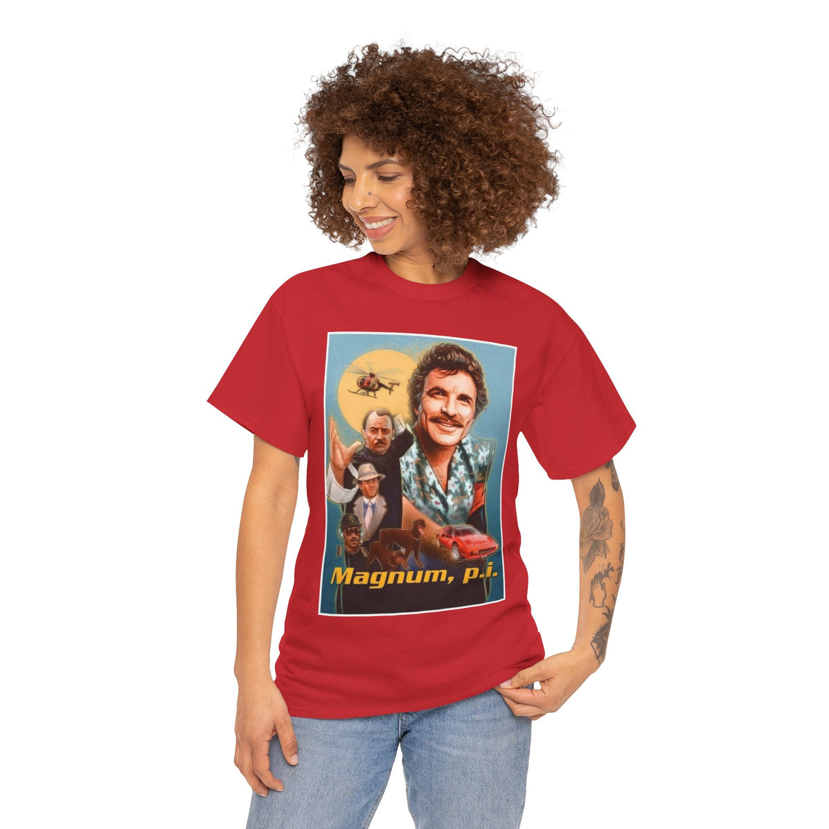Magnum, P.I. Retro TV Show Inspired Cotton T-Shirt