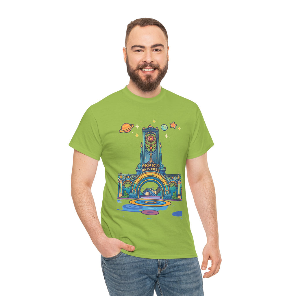 Universal Studios Family Vacation T-Shirt — Retro Space Theater Graphic Tee