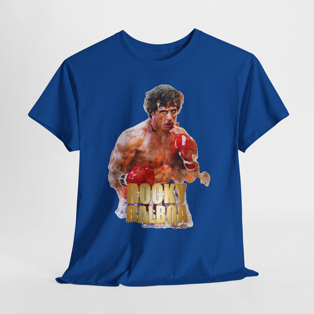 Boxing Rocky Balboa Graphic Tee – Retro Fighter Movie Shirt