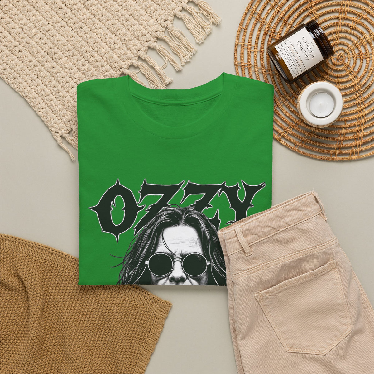 Rock Legend Graphic Tee — "Ozzy" Memorial 1948–2025
