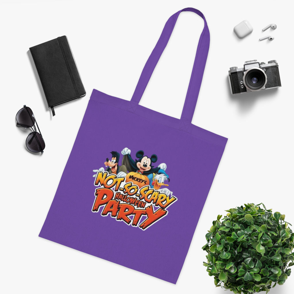 Mickey "Not So Scary Halloween Party" Cotton Tote — Disney Trick-or-Treat Bag