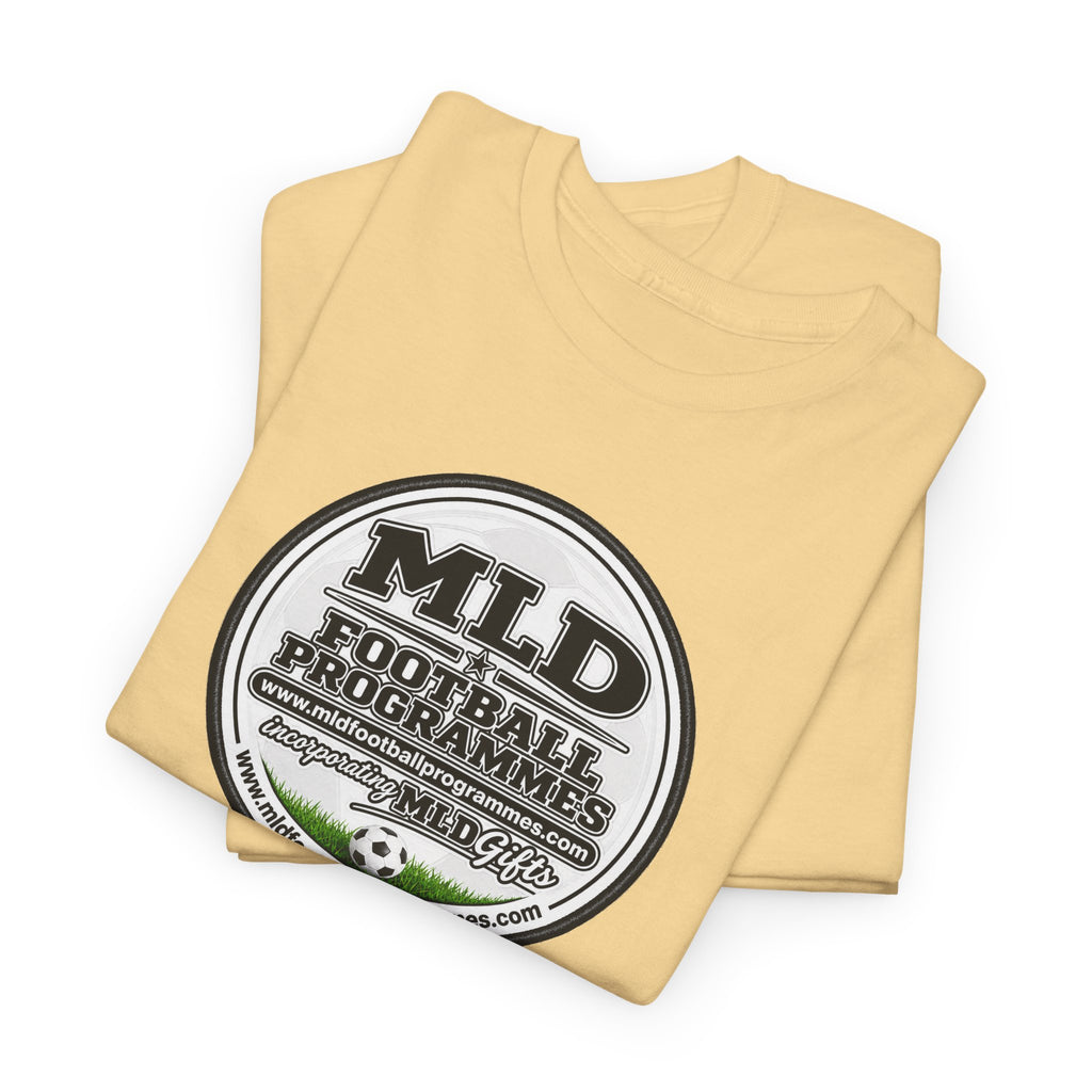 MLD Football Programmes Vintage Logo Cotton T-Shirt