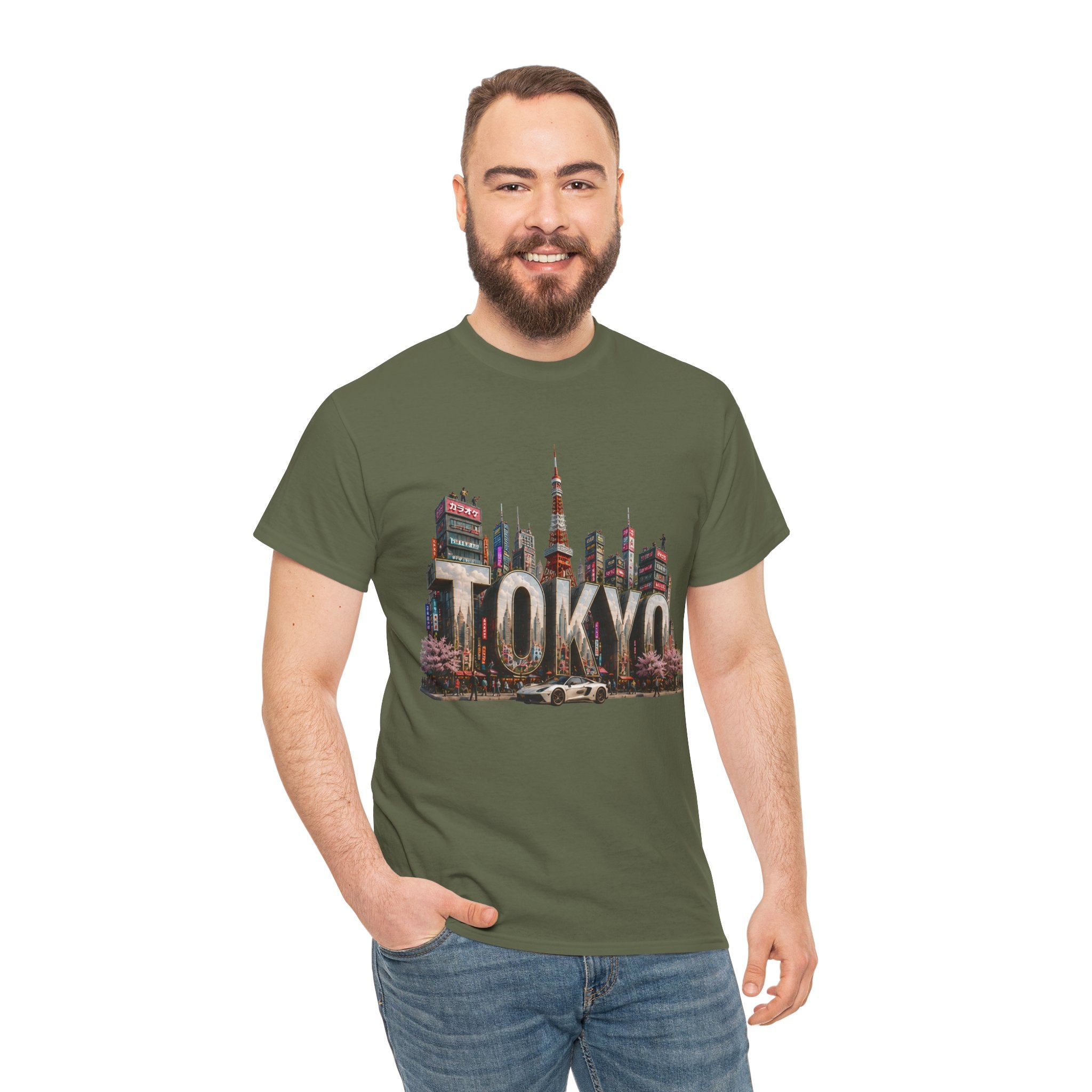 Tokyo Skyline T-Shirt — Vintage Cityscape Graphic Tee