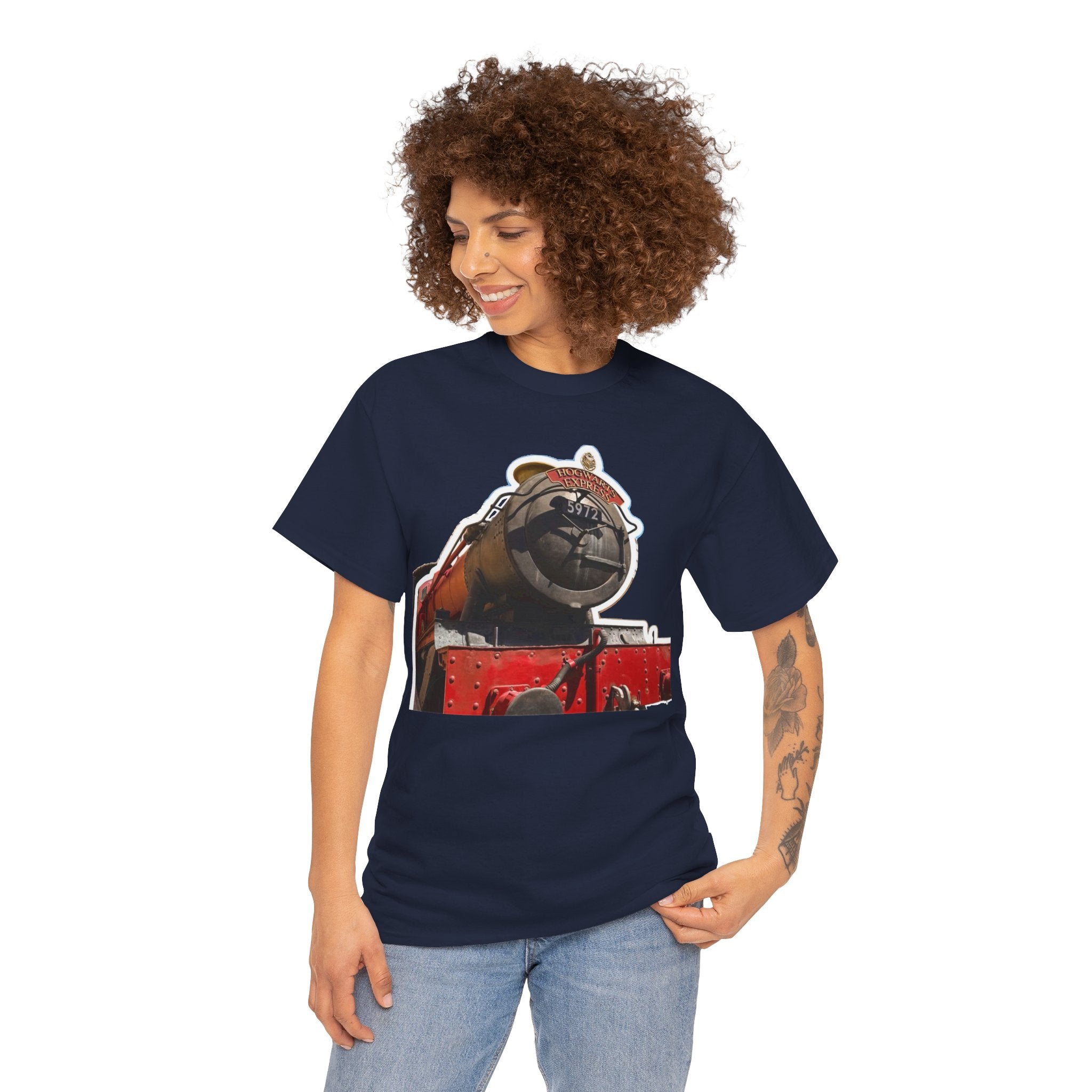 Hogwarts Express Steam Engine Train T-Shirt – Vintage Locomotive Graphic Tee