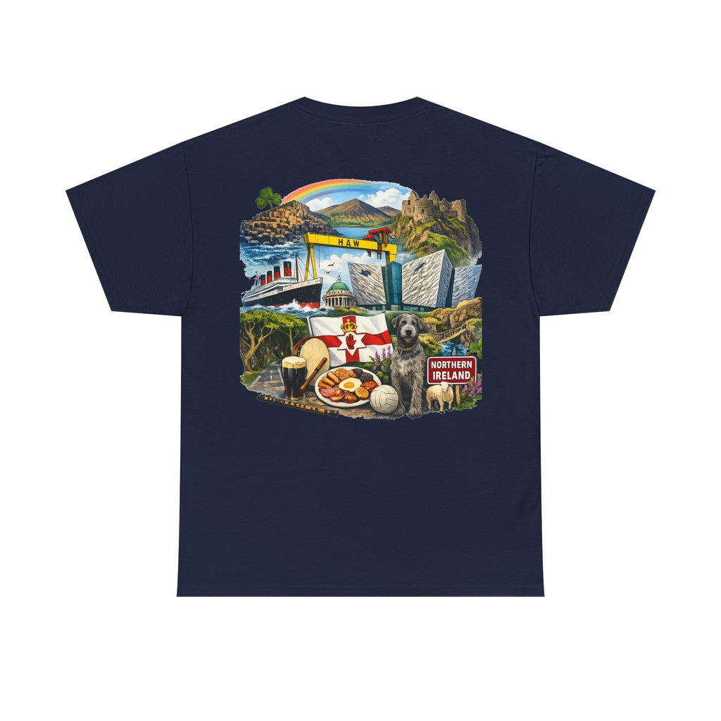Northern Ireland Collage Tee — "Make Northern Ireland Great Again" Graphic T-Shirt