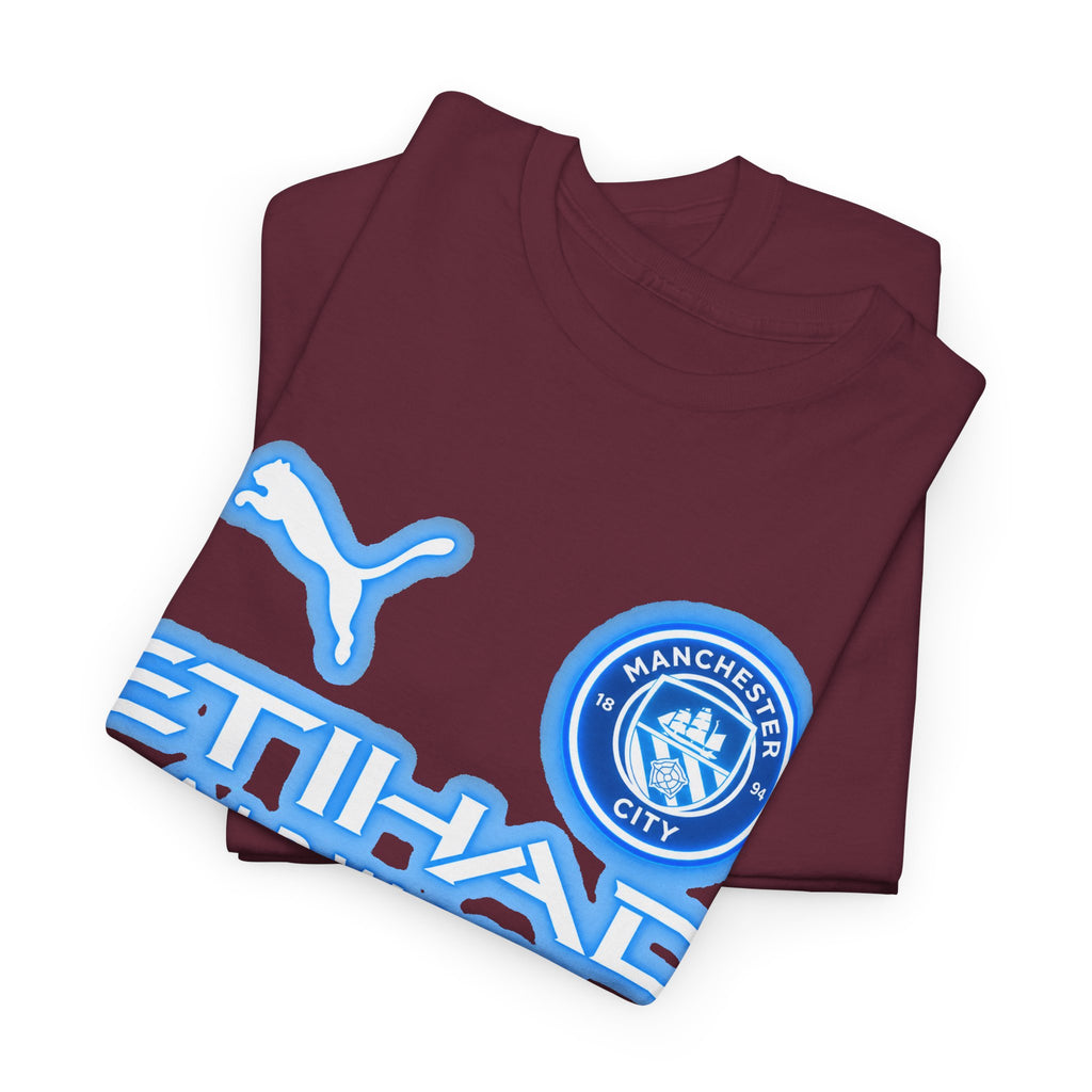 Manchester City Inspired Etihad Airways Logo Tee