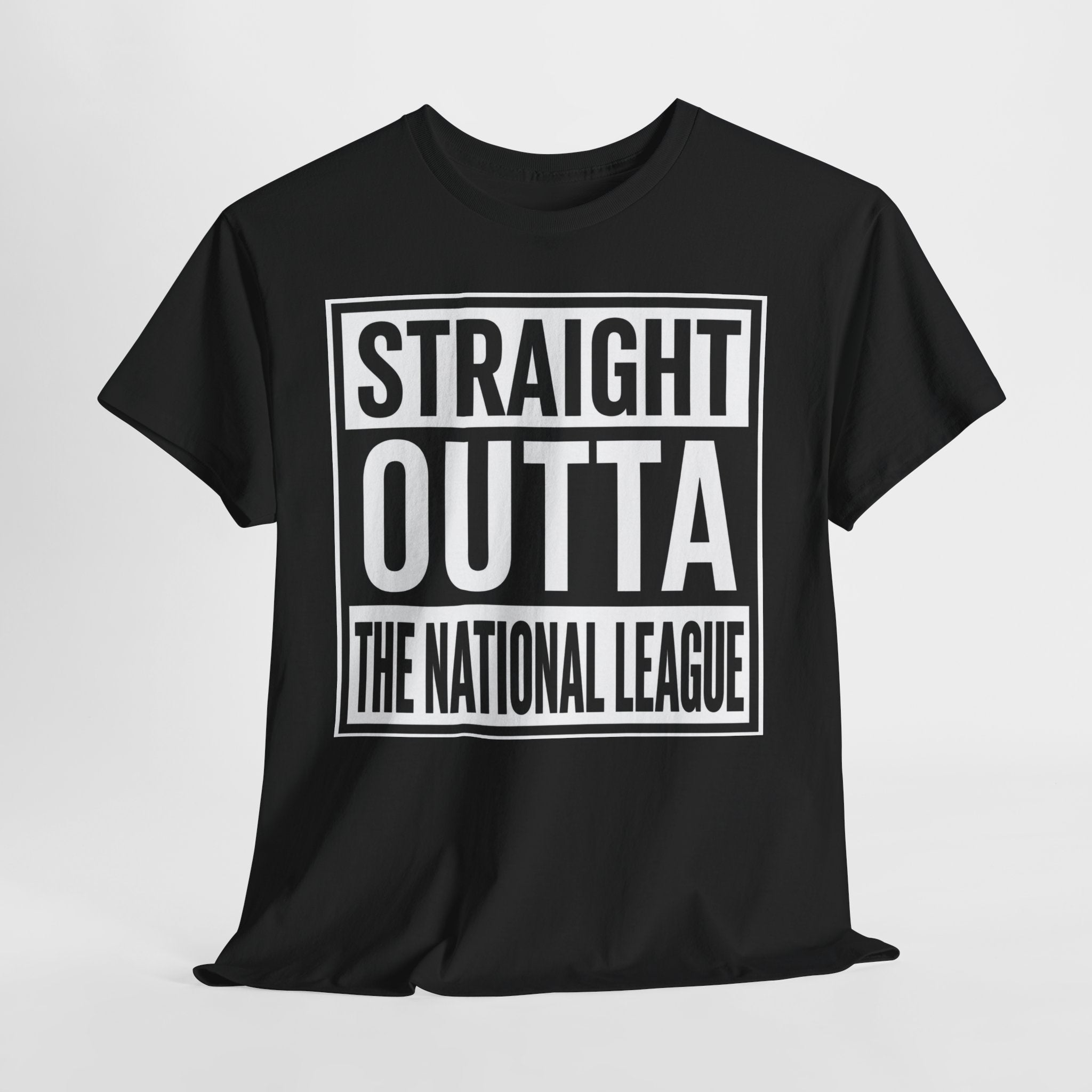 Straight Outta The National League T-Shirt – Football Fan Graphic Tee