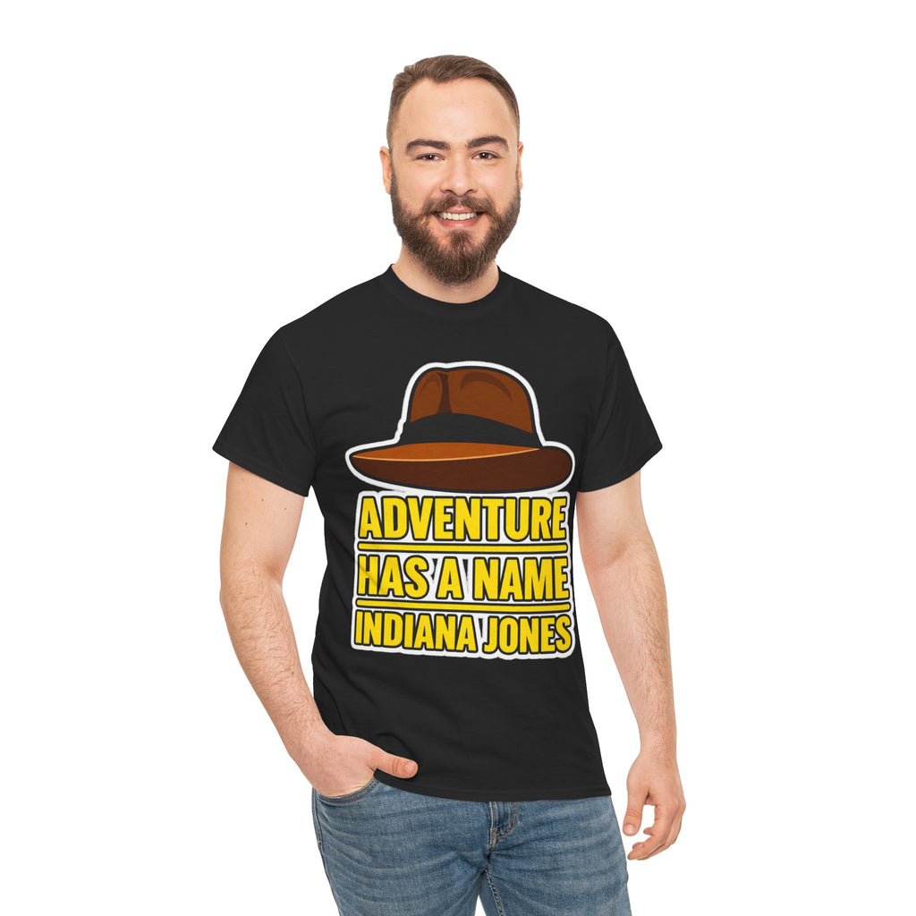 Adventure Has a Name Indiana Jones Graphic Cotton T-Shirt