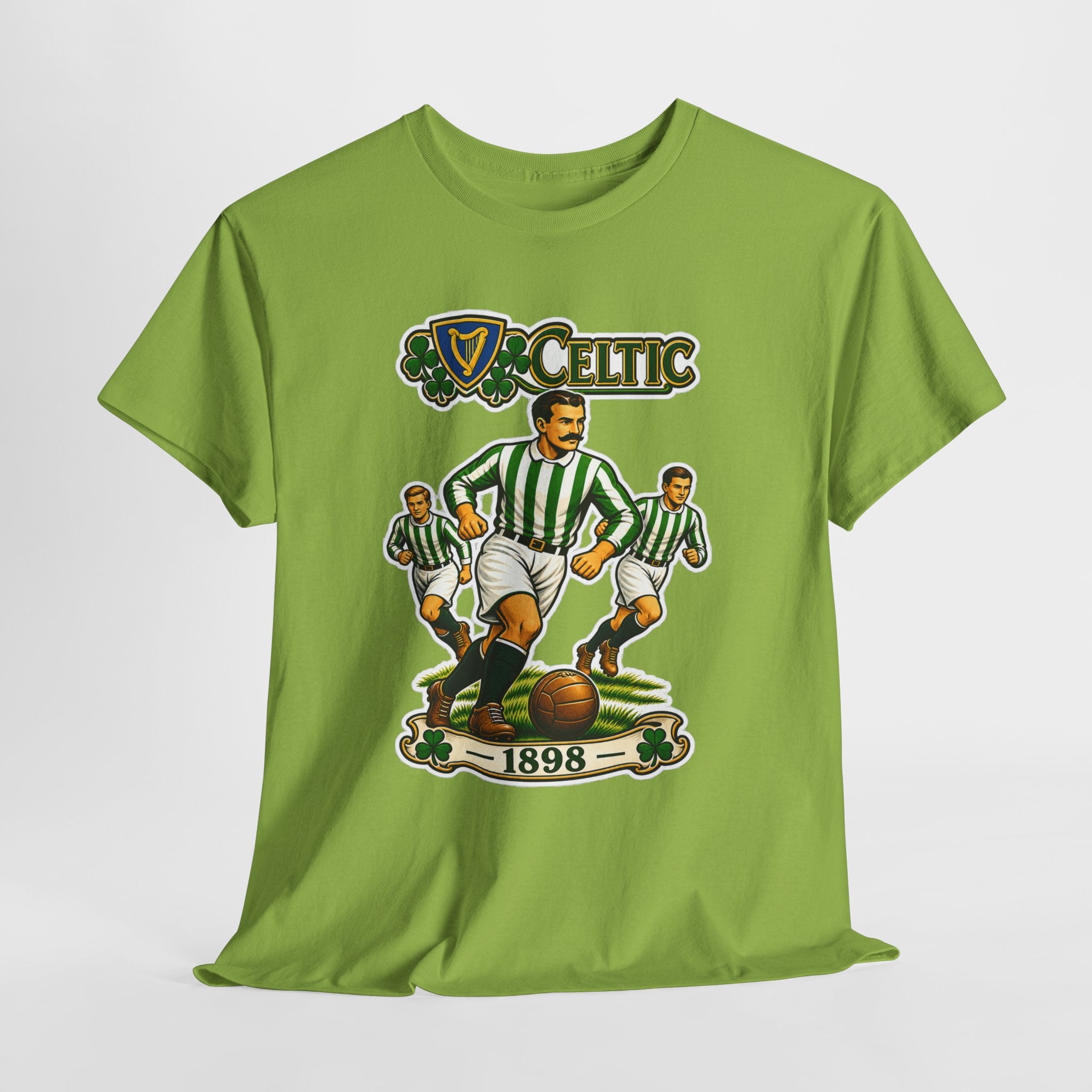 Celtic Football Retro Players Tee — 1898 Vintage Soccer Shirt
