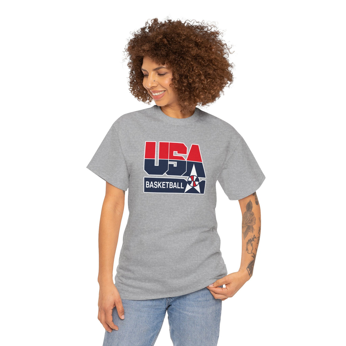 USA Basketball Patriotic Cotton T-Shirt / Tee