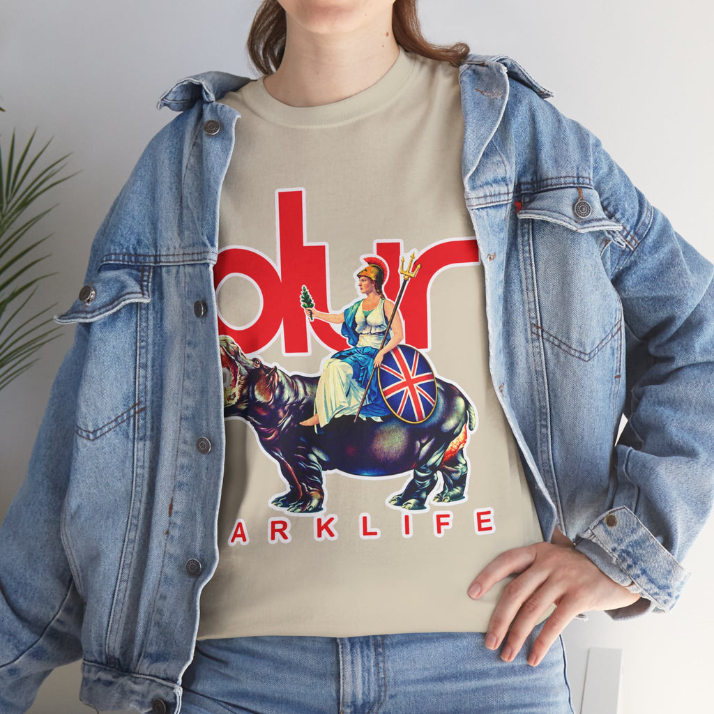 Blur PARKLIFE British Bulldog Graphic Cotton T-Shirt