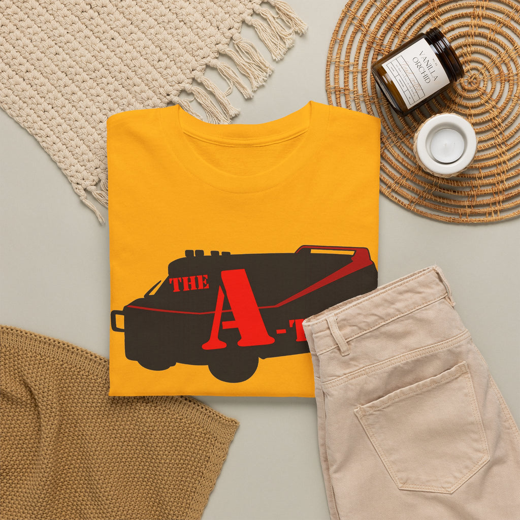 A-Team Van Graphic Tee — Retro Action TV Logo T-Shirt