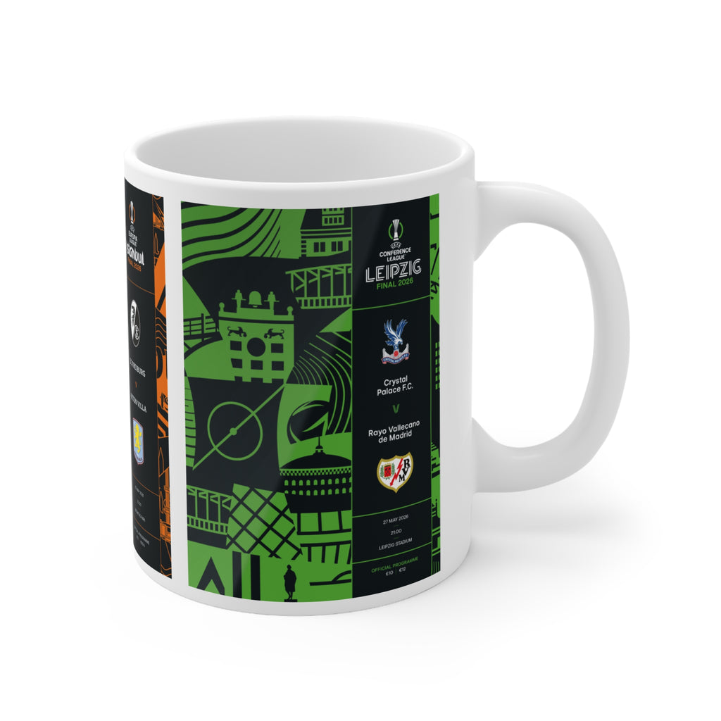 2026 UEFA Finals Programme Covers Inspired Ceramic Coffee Mug (11oz & 15oz)