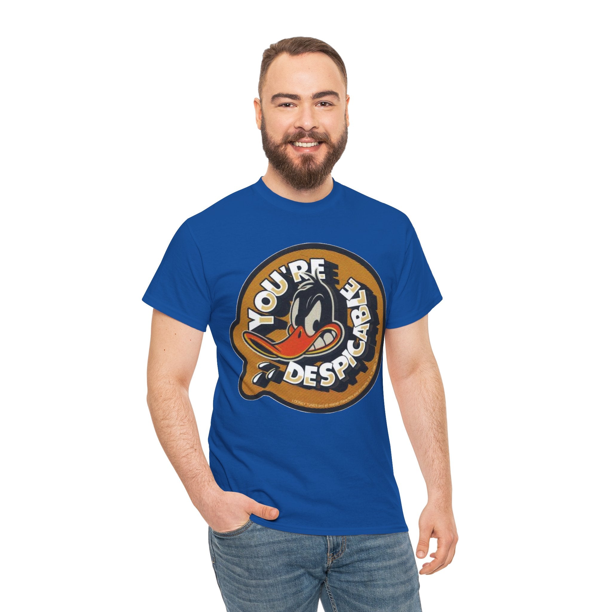 Vintage Daffy Duck Graphic Tee — “You're Despicable” Retro Cartoon Shirt