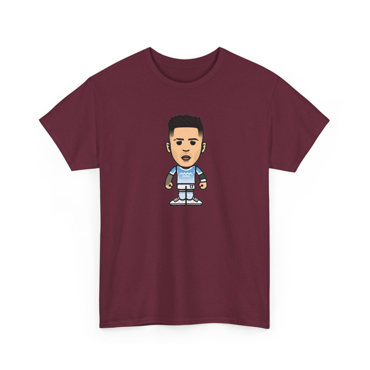 Enzo Fernandez Manchester City Cartoon Cotton T-Shirt
