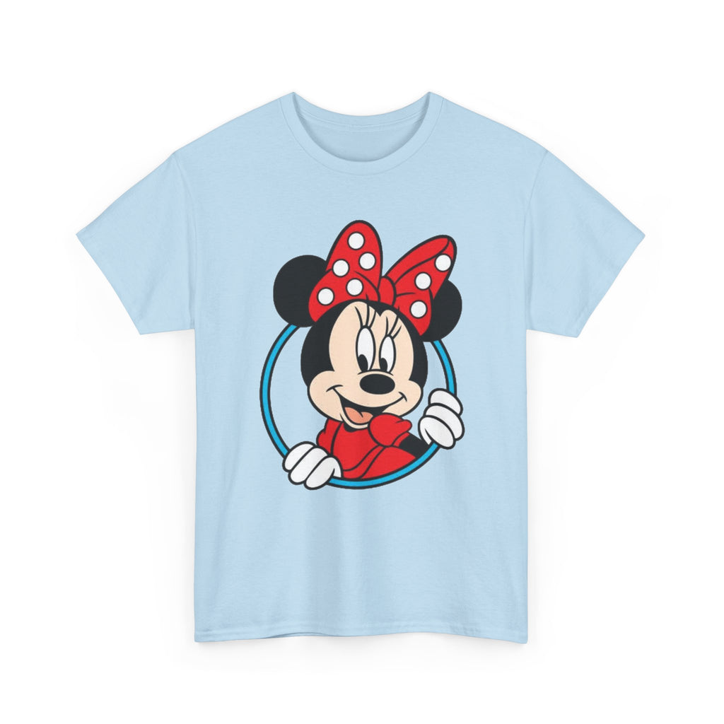 Minnie Mouse Retro Peeking Cotton T-Shirt / Tee