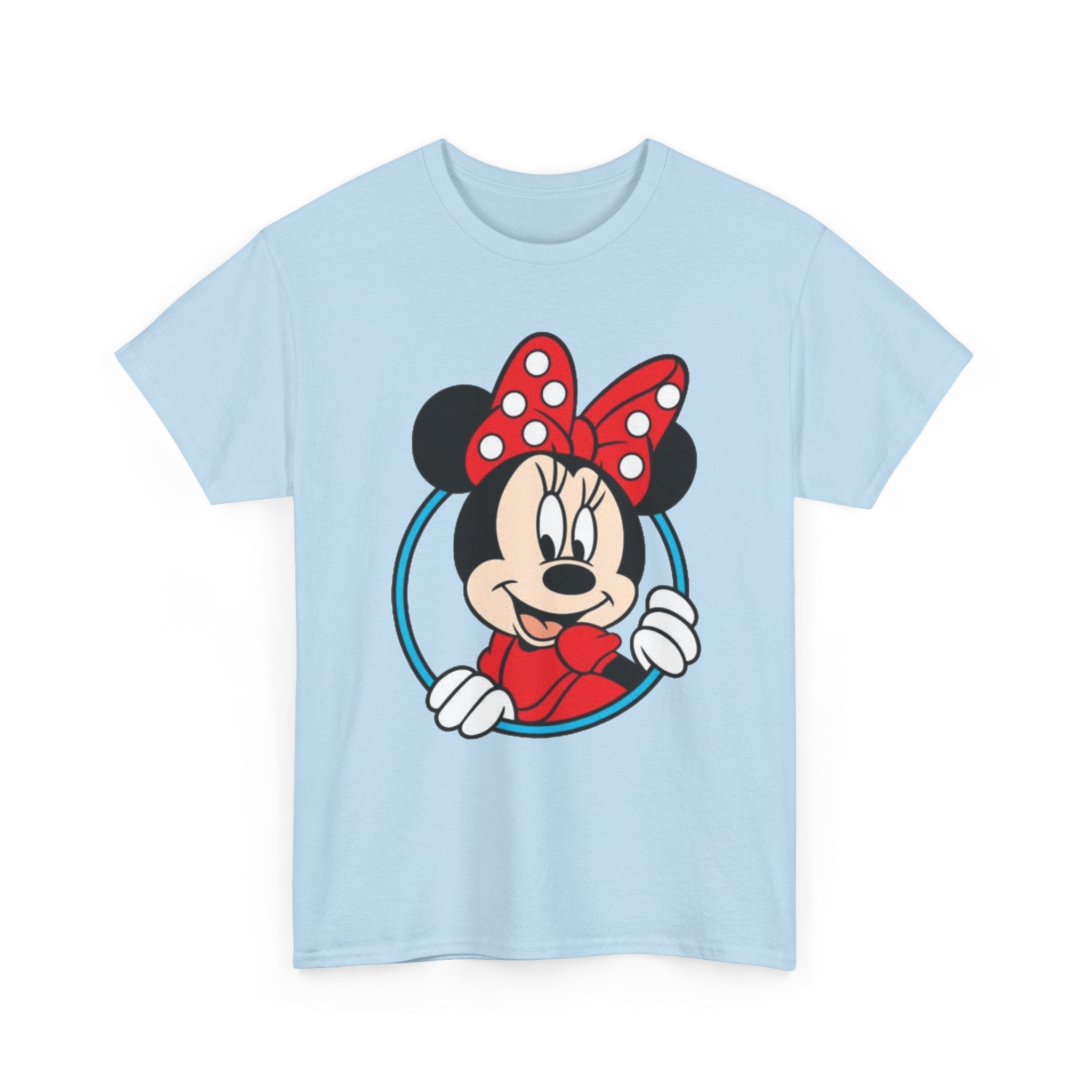 Minnie Mouse Retro Peeking Cotton T-Shirt / Tee