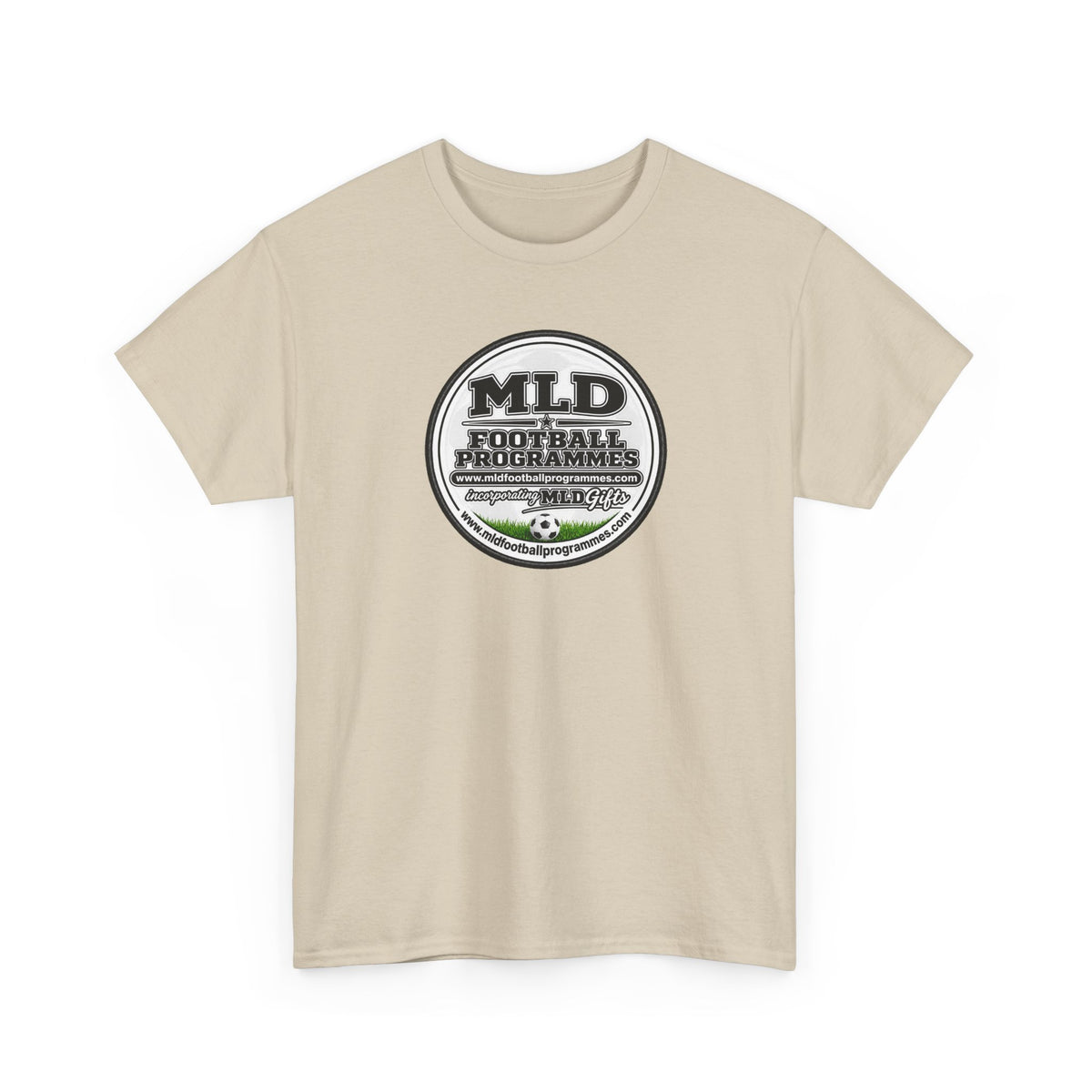 MLD Football Programmes Vintage Logo Cotton T-Shirt