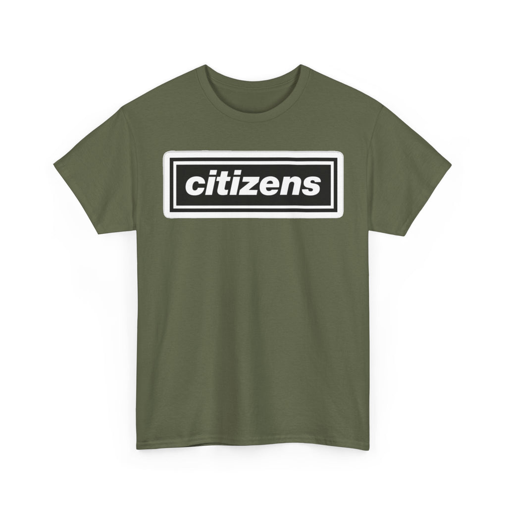 Citizens Manchester City Logo T-Shirt — Minimal Retro Box-Logo Tee