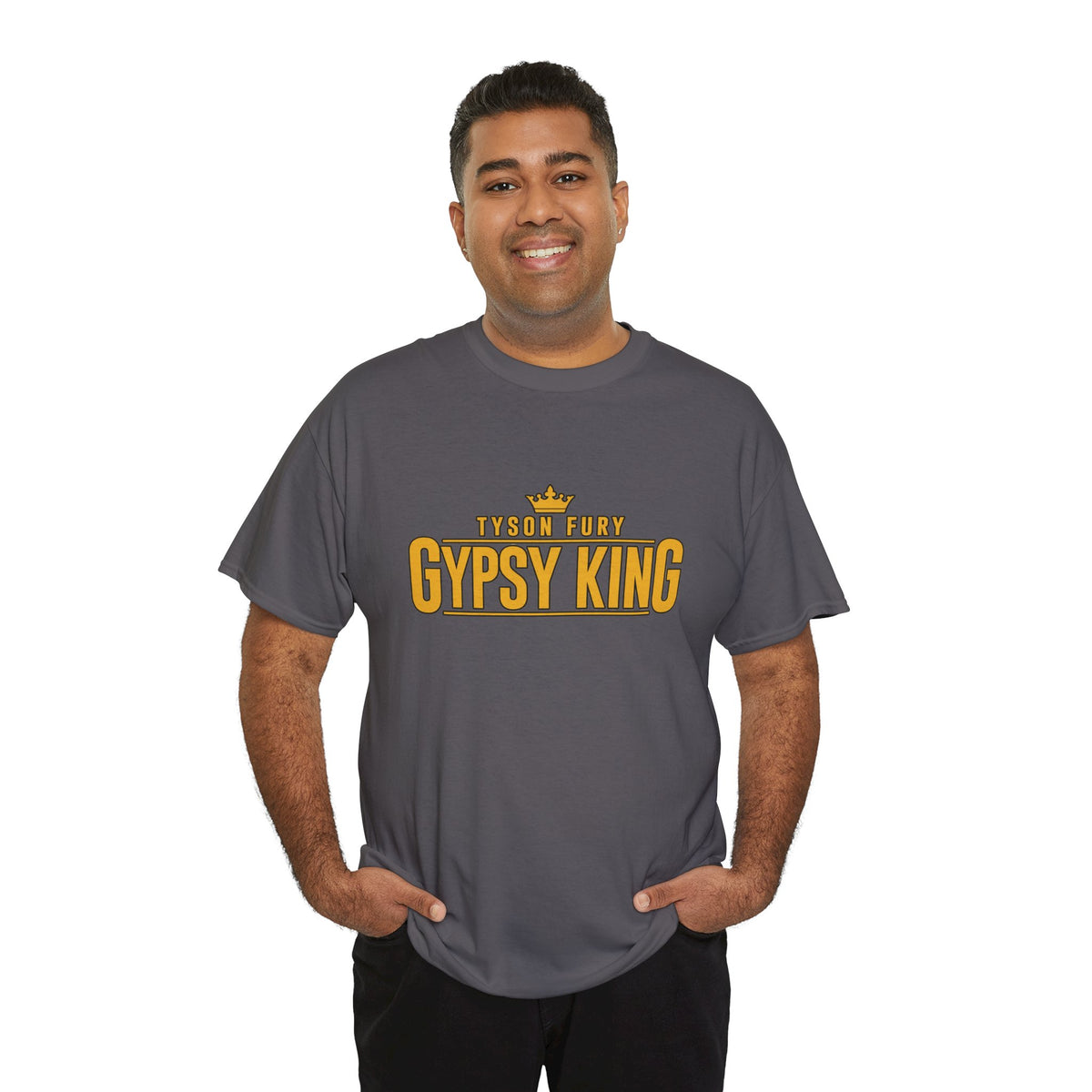 T-Shirt — "Gypsy King" Retro Crown Boxing Tribute Tee