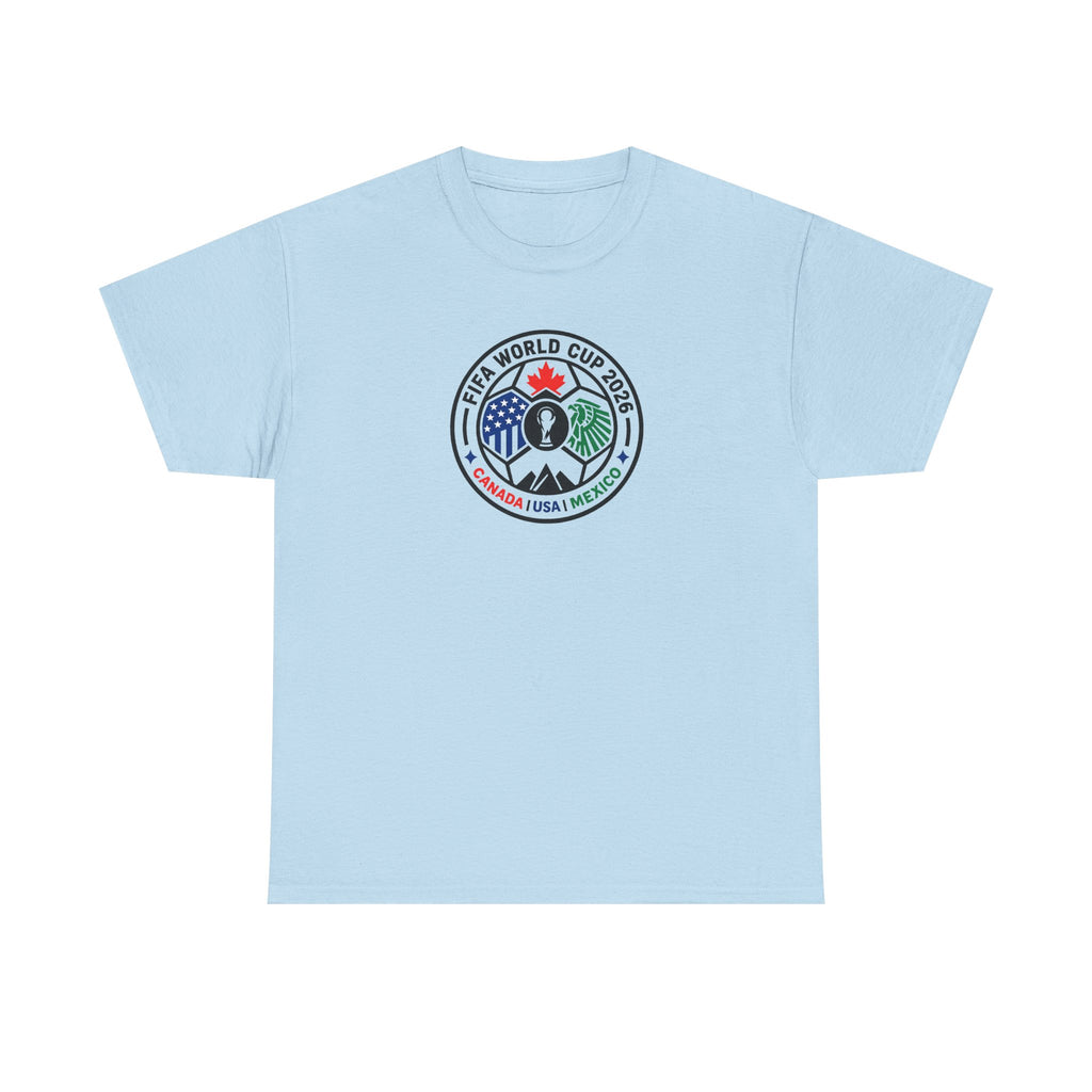 World Cup 2026 Soccer Tee — Canada USA Mexico Crest