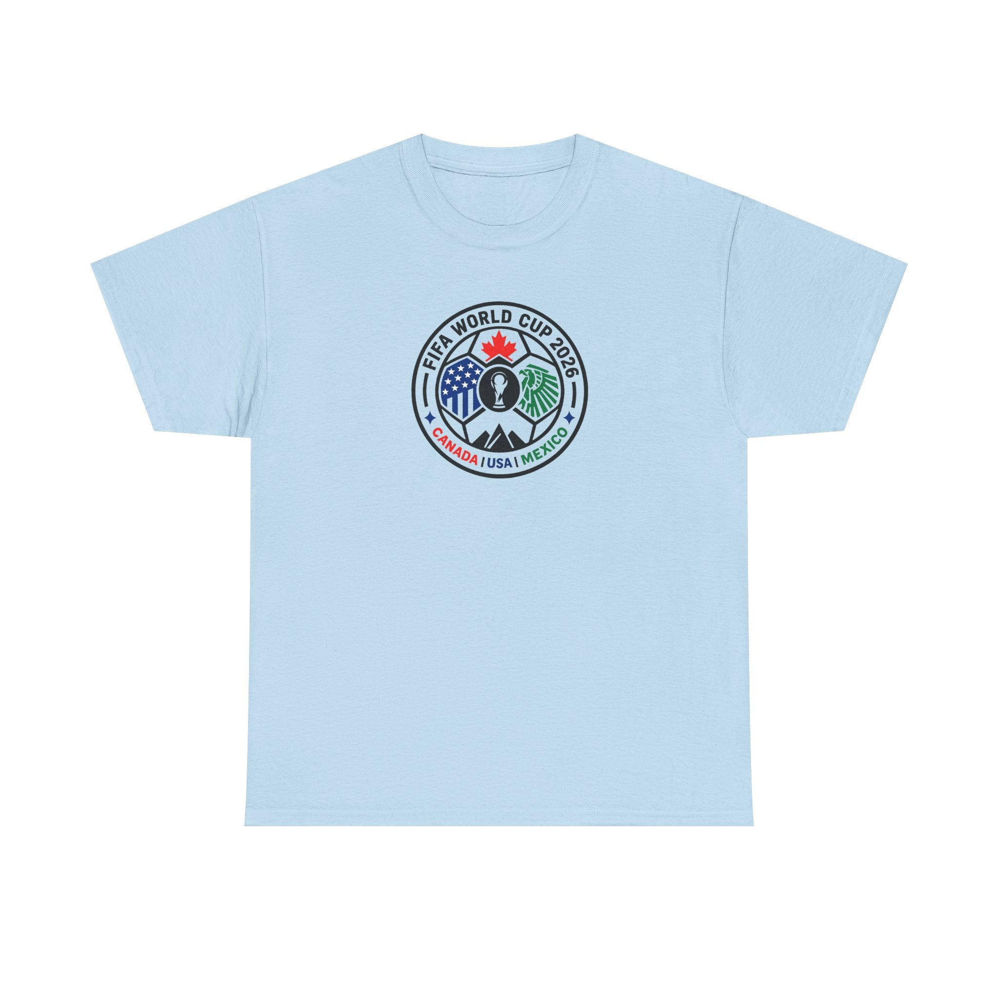 World Cup 2026 Soccer Tee — Canada USA Mexico Crest