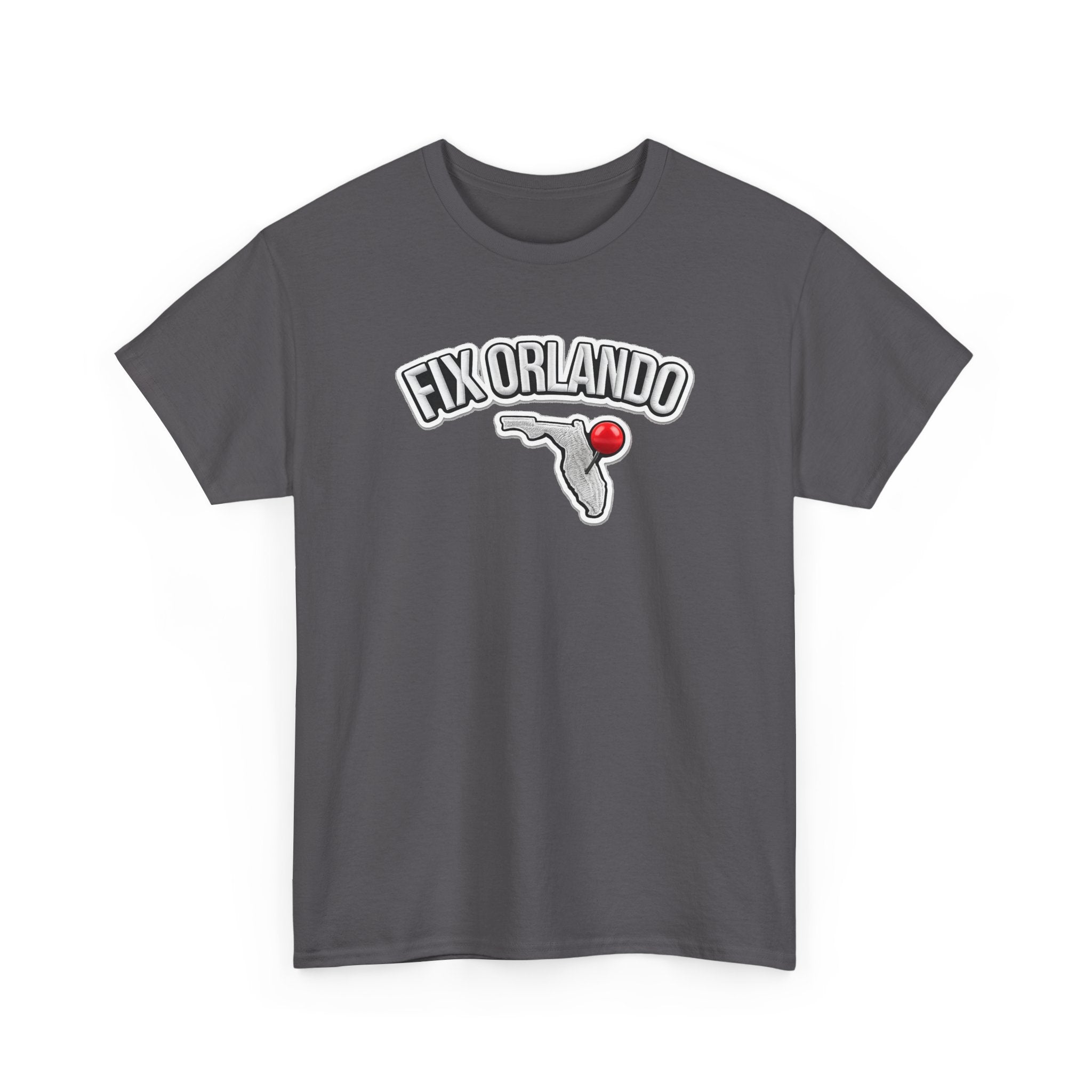 Fix Orlando T-Shirt — Florida Map with Bowling Pin Local Pride Tee