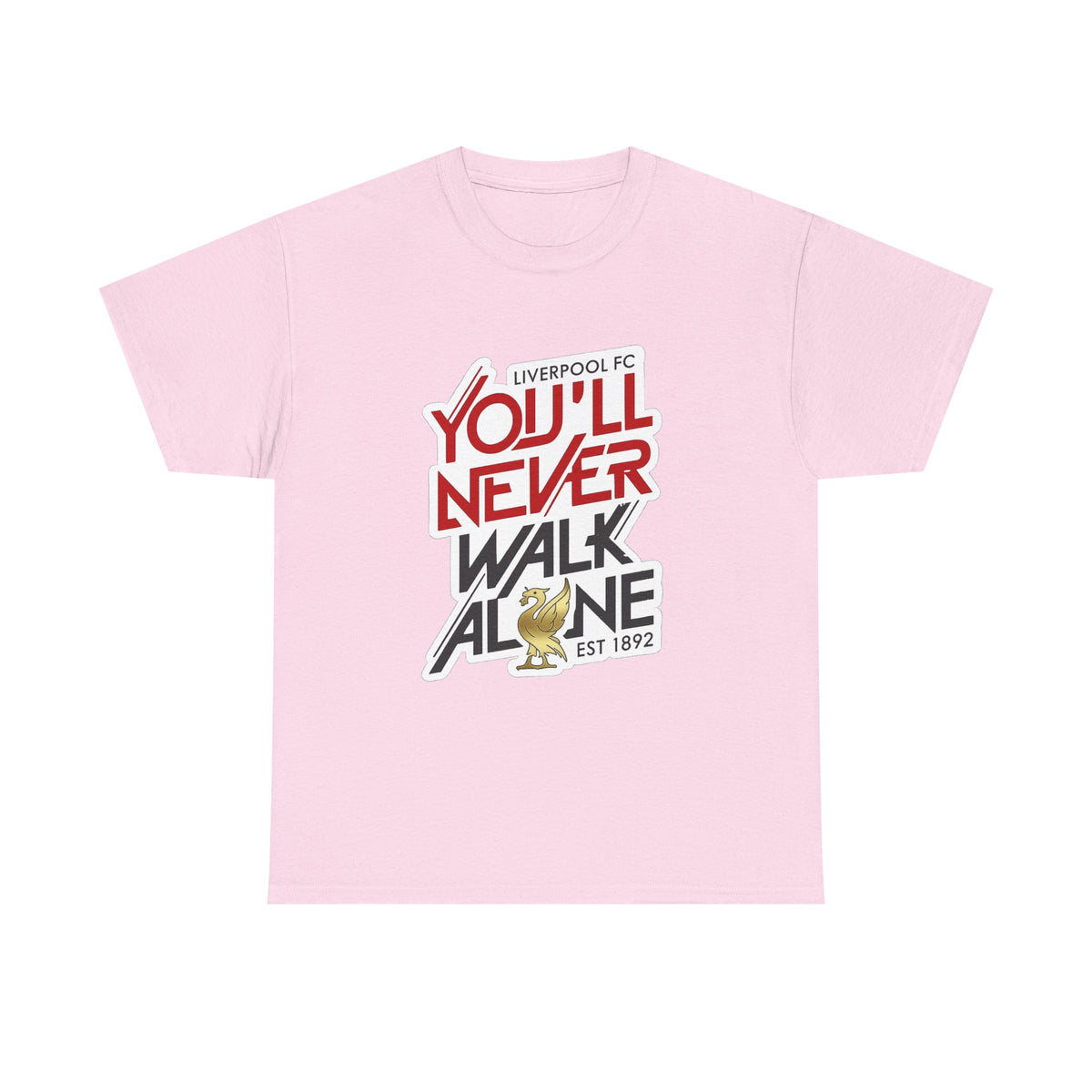 Liverpool You'll Never Walk Alone Cotton T-Shirt — Liverpool FC Fan Tee