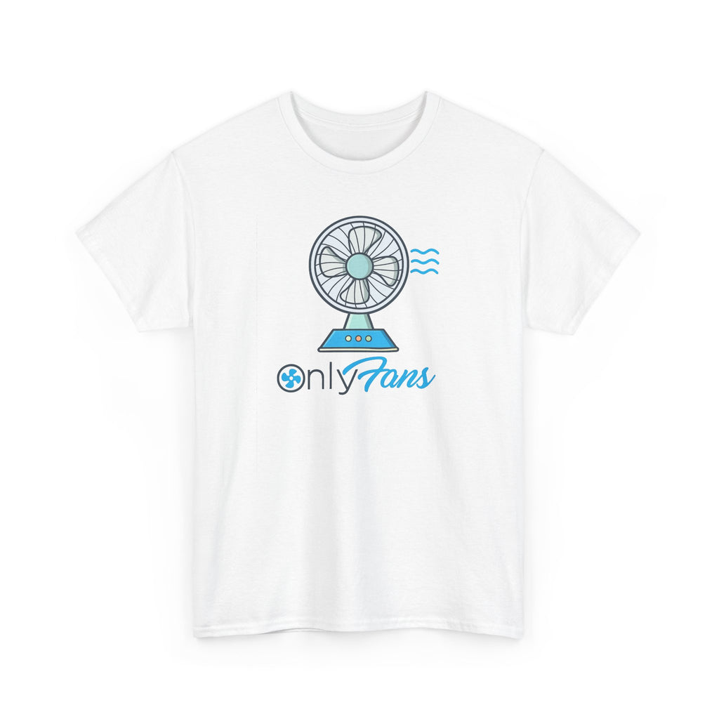 Only Fans Graphic Tee — Cute Fan Illustration Novelty T-Shirt