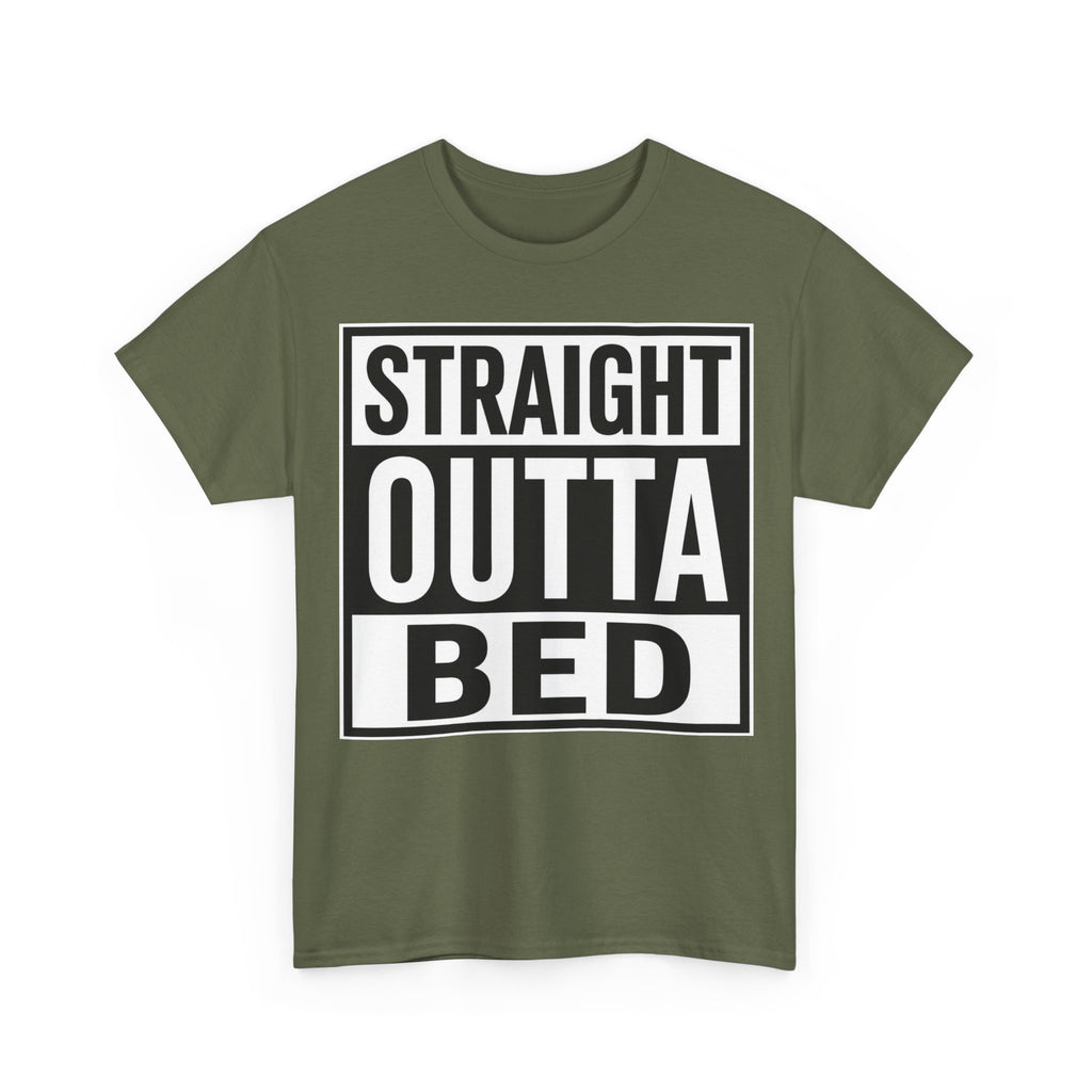 Straight Outta Bed T-Shirt — Funny Morning Graphic Tee