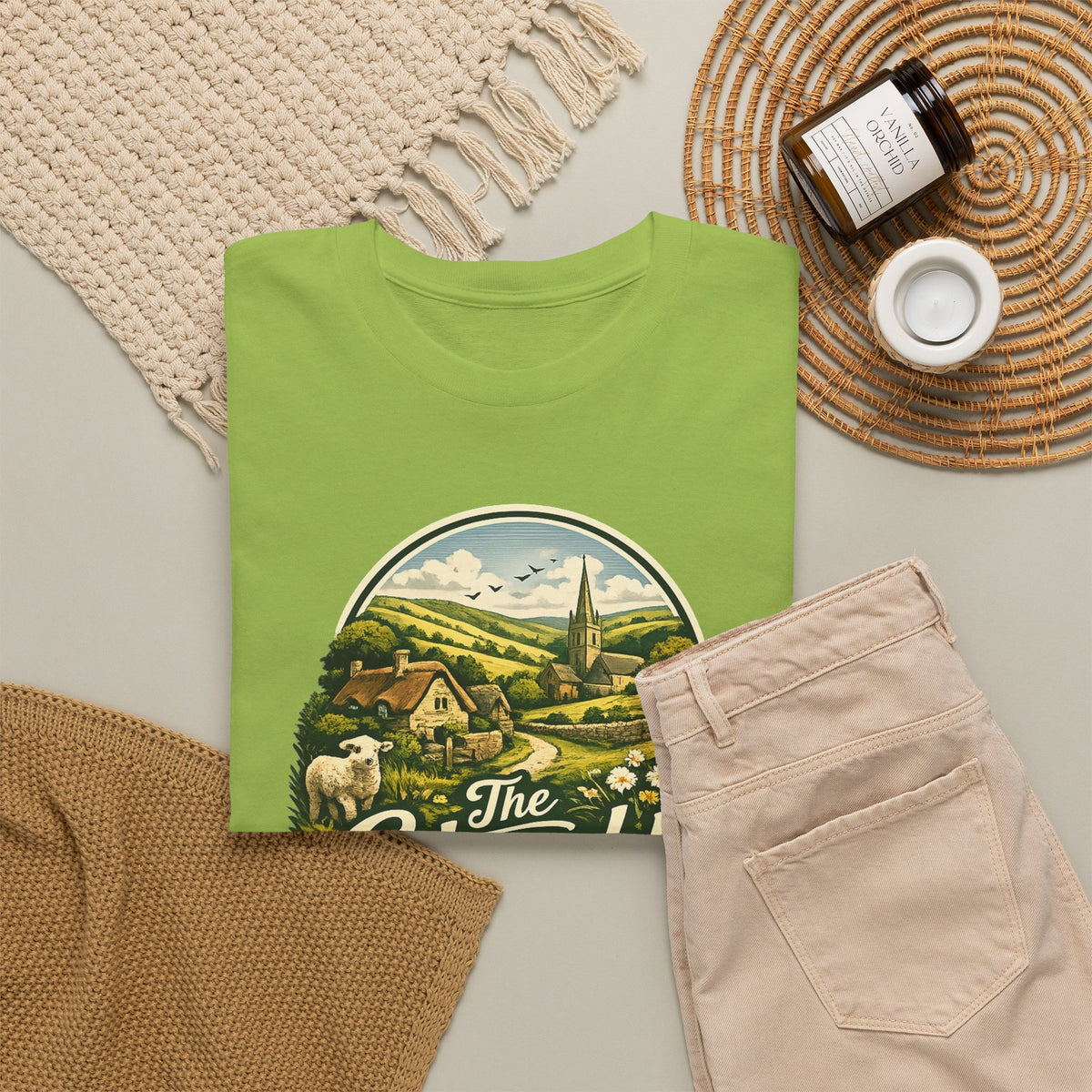 Cotswolds Vintage Landscape T‑Shirt — The Cotswolds Countryside Tee