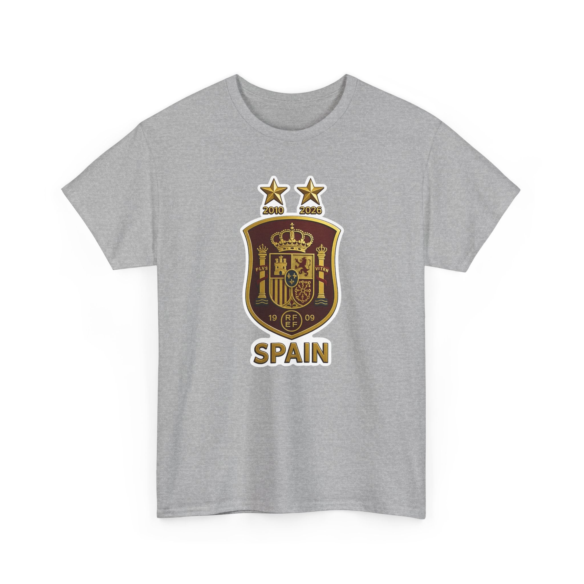 Spain Crest T-Shirt — Vintage Spanish Soccer Shield Tee