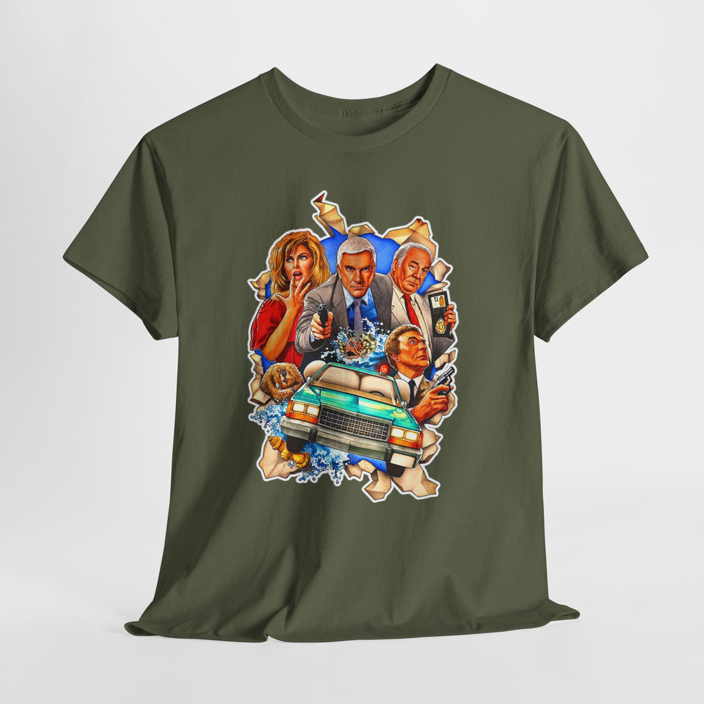 The Naked Gun / Police Squad Crime Comedy Movie Poster Cotton T-Shirt