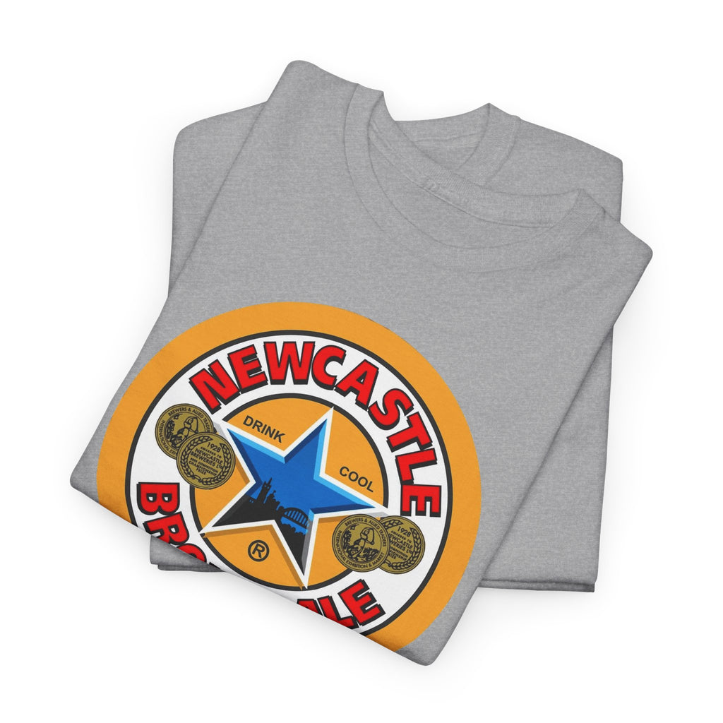Newcastle Brown Ale Inspired Retro Logo Cotton T-Shirt
