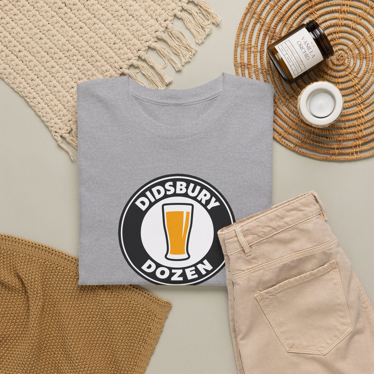 Didsbury Dozen Beer Logo Cotton T-Shirt / Tee