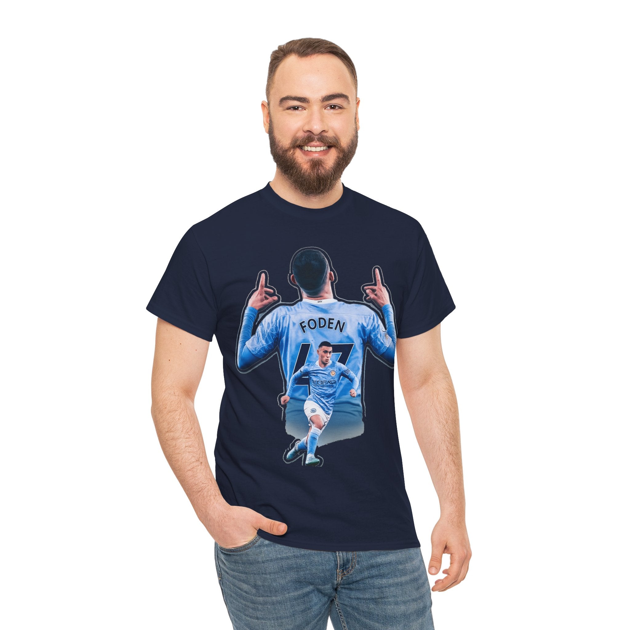 Phil Foden Soccer Fan T‑Shirt – Manchester City Jersey Graphic Tee